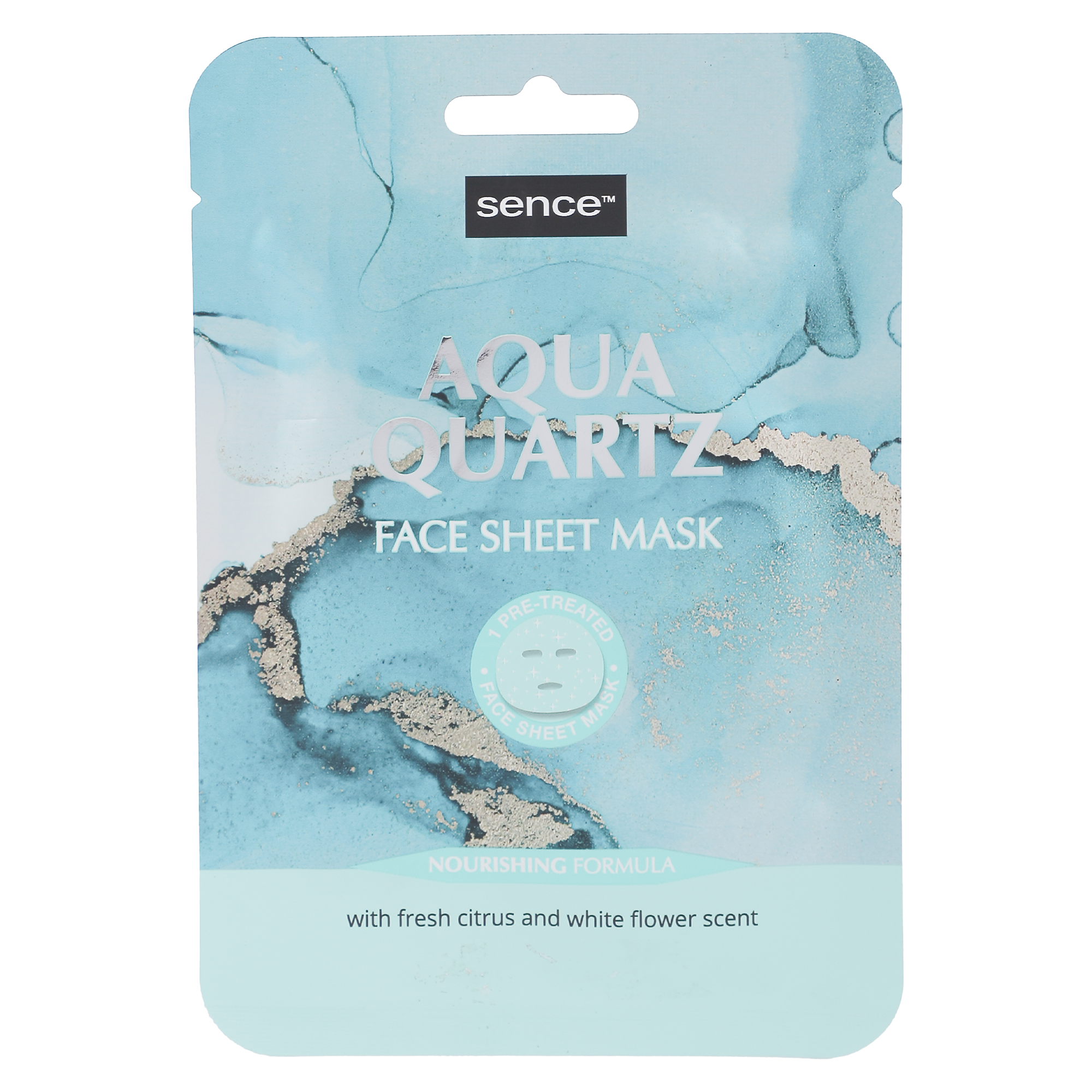 Masque visage en tissu Mystic Cold  - Blanc
