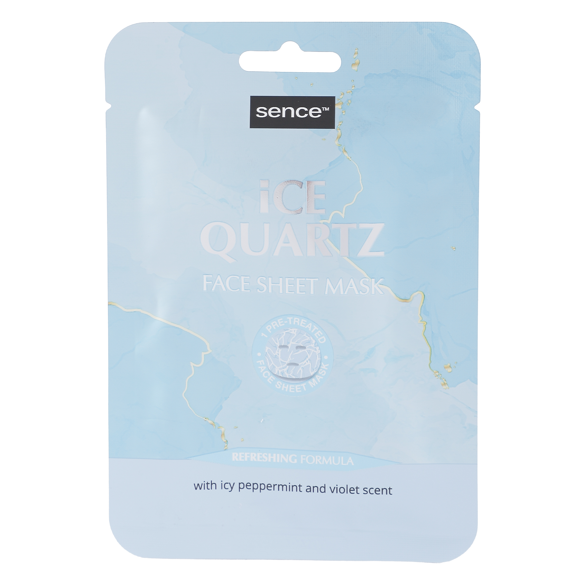 Masque visage en tissu Mystic Cold  - Bleu