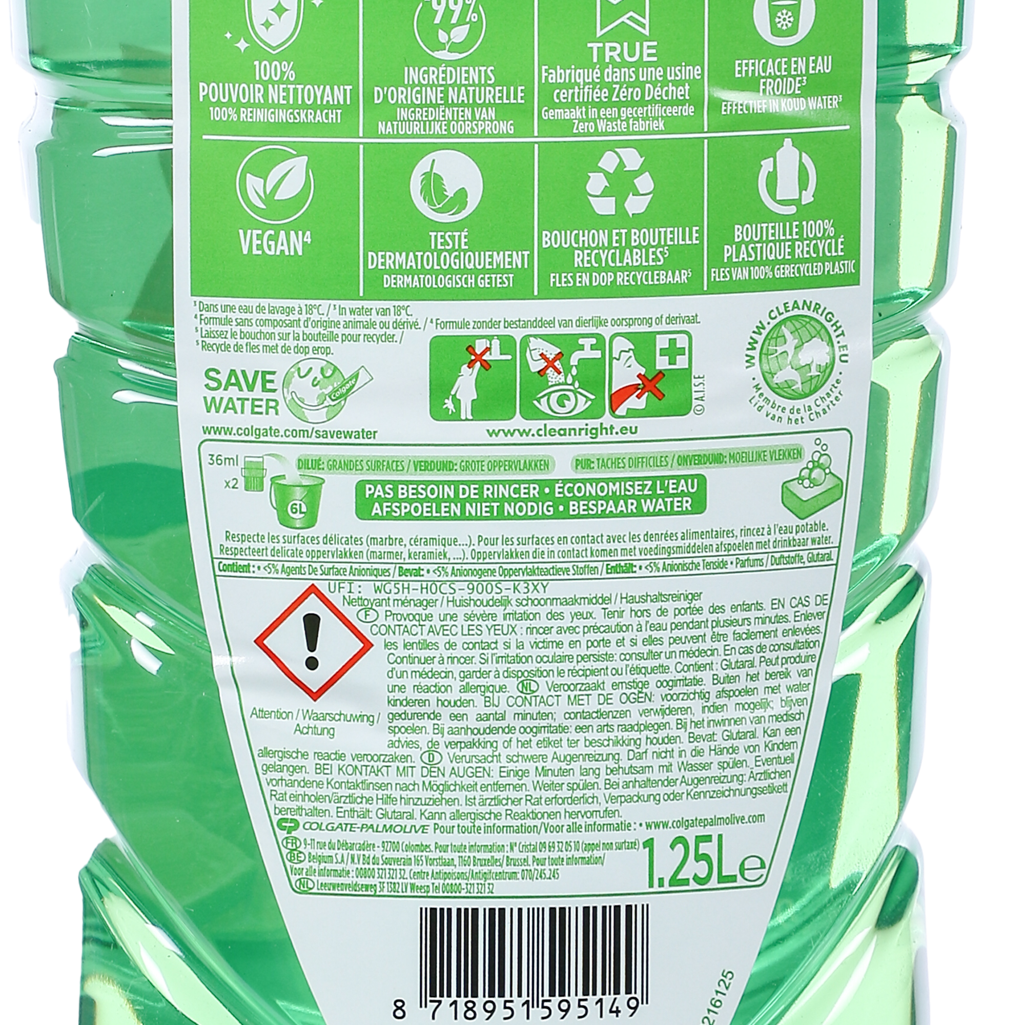 Nettoyant multi-usages citron