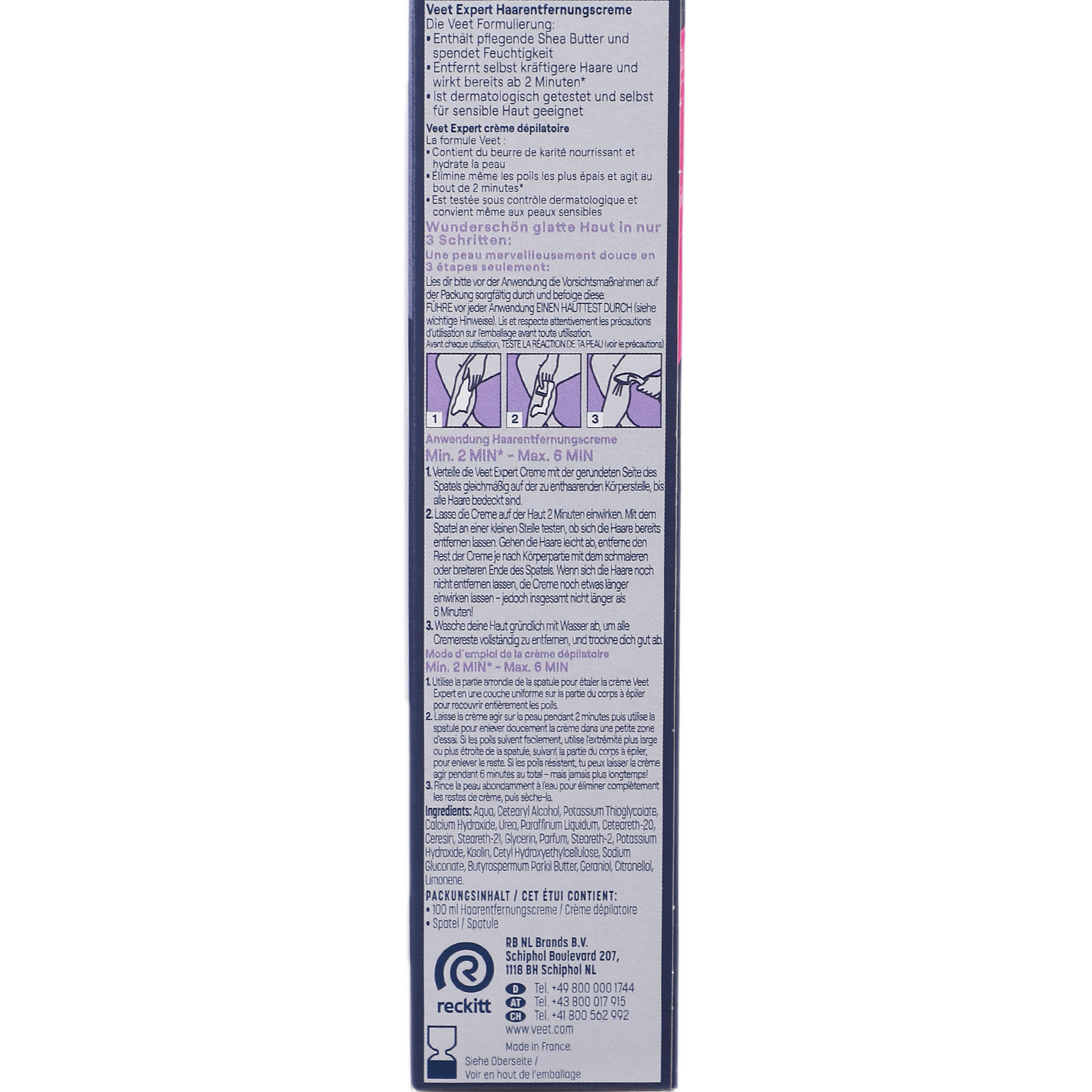 Lot de 2 crèmes épilatoires expert corps et jambes