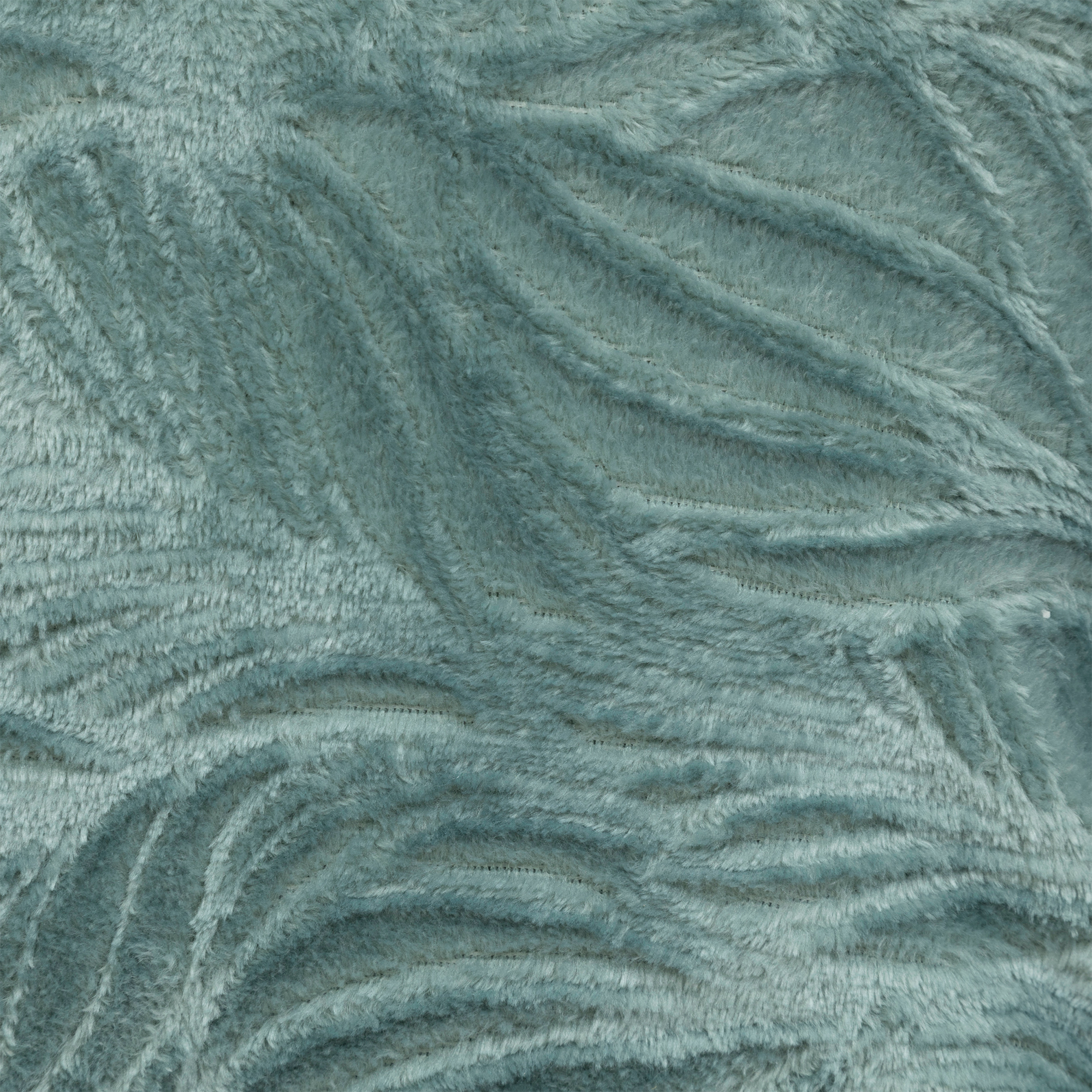 Coussin flannel Ryo bleu clair
