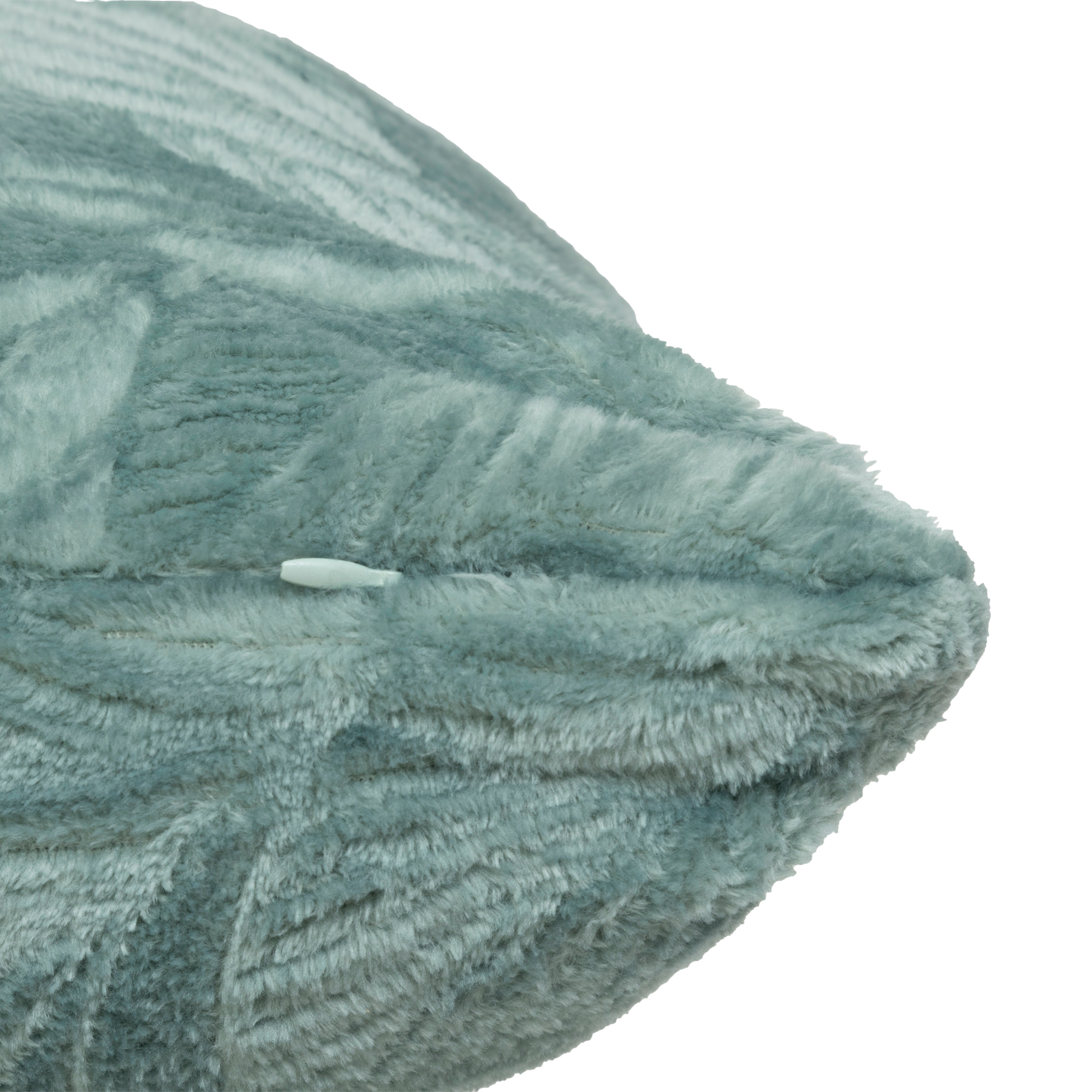 Coussin flannel Ryo bleu clair