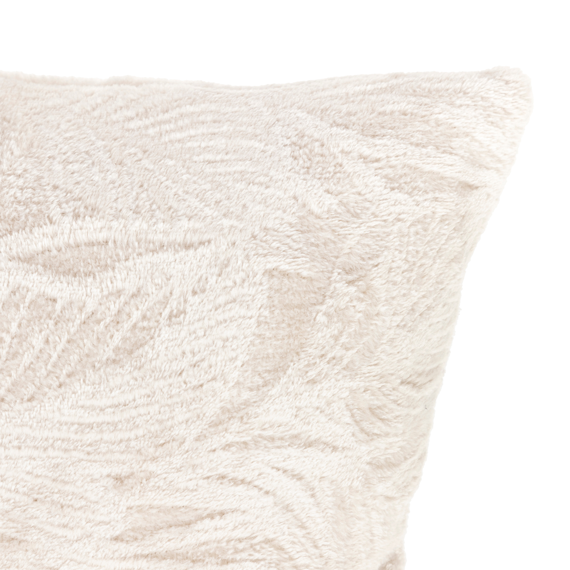 Coussin flannel Ryo Beige Lin