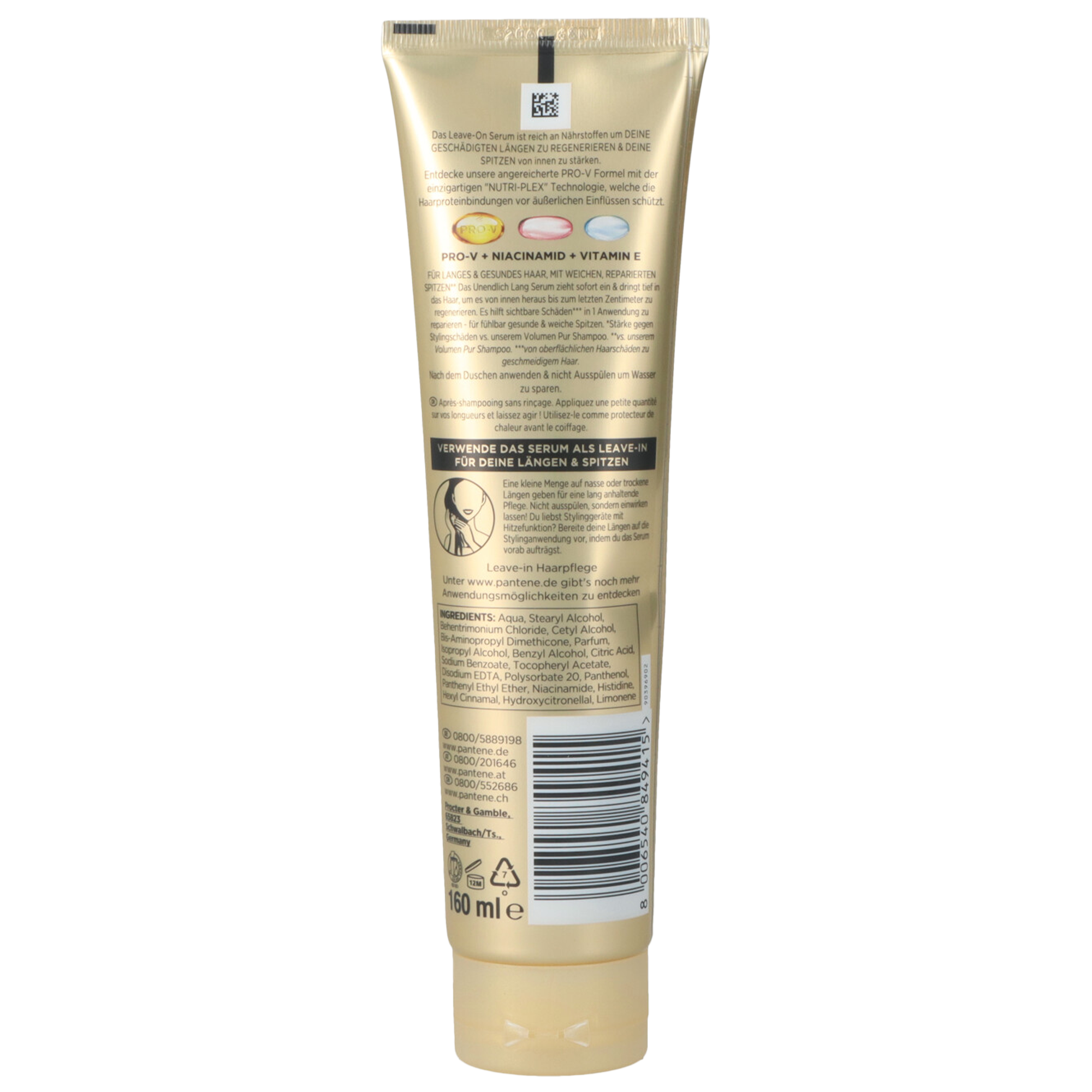 Sérum capillaire pour cheveux long