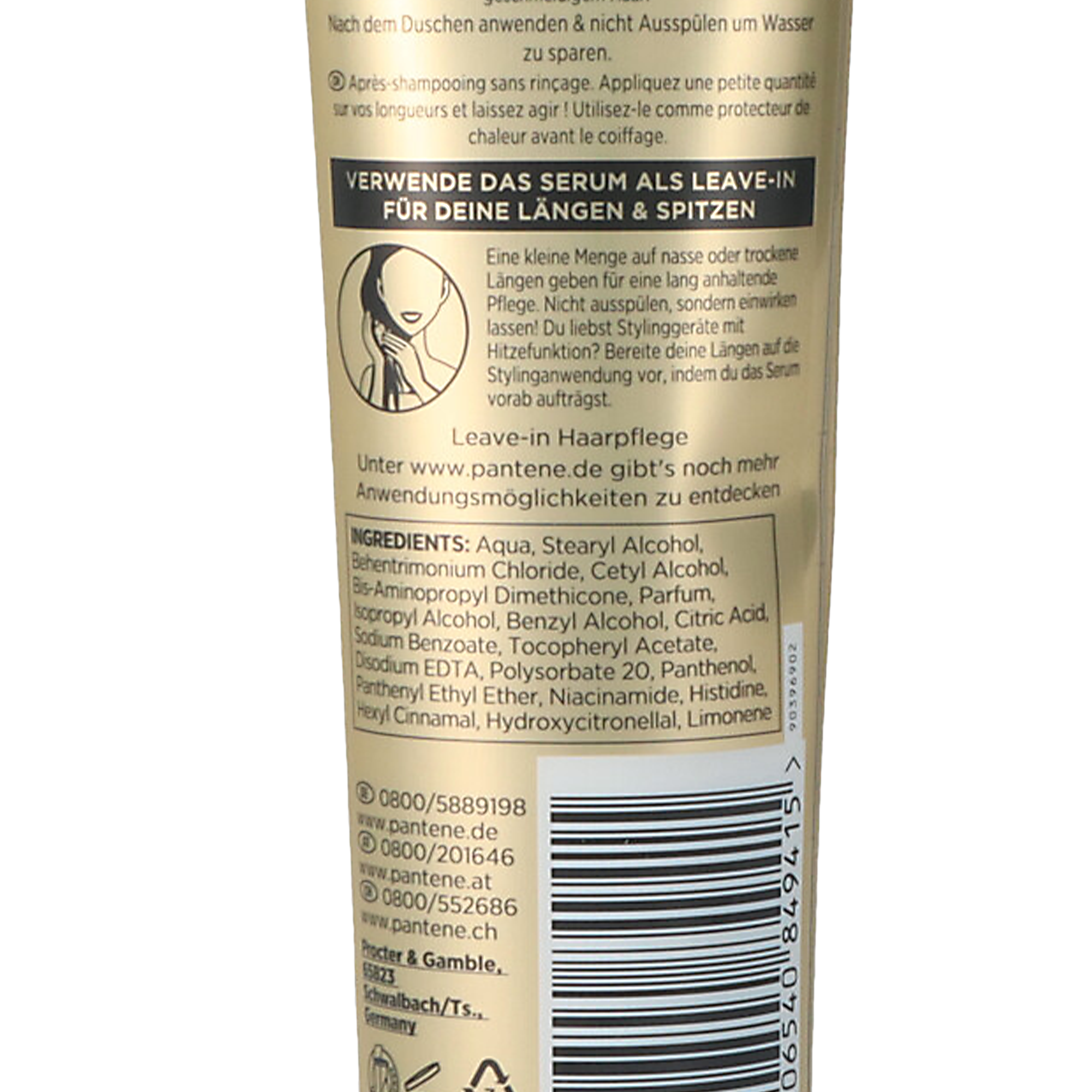 Sérum capillaire pour cheveux long