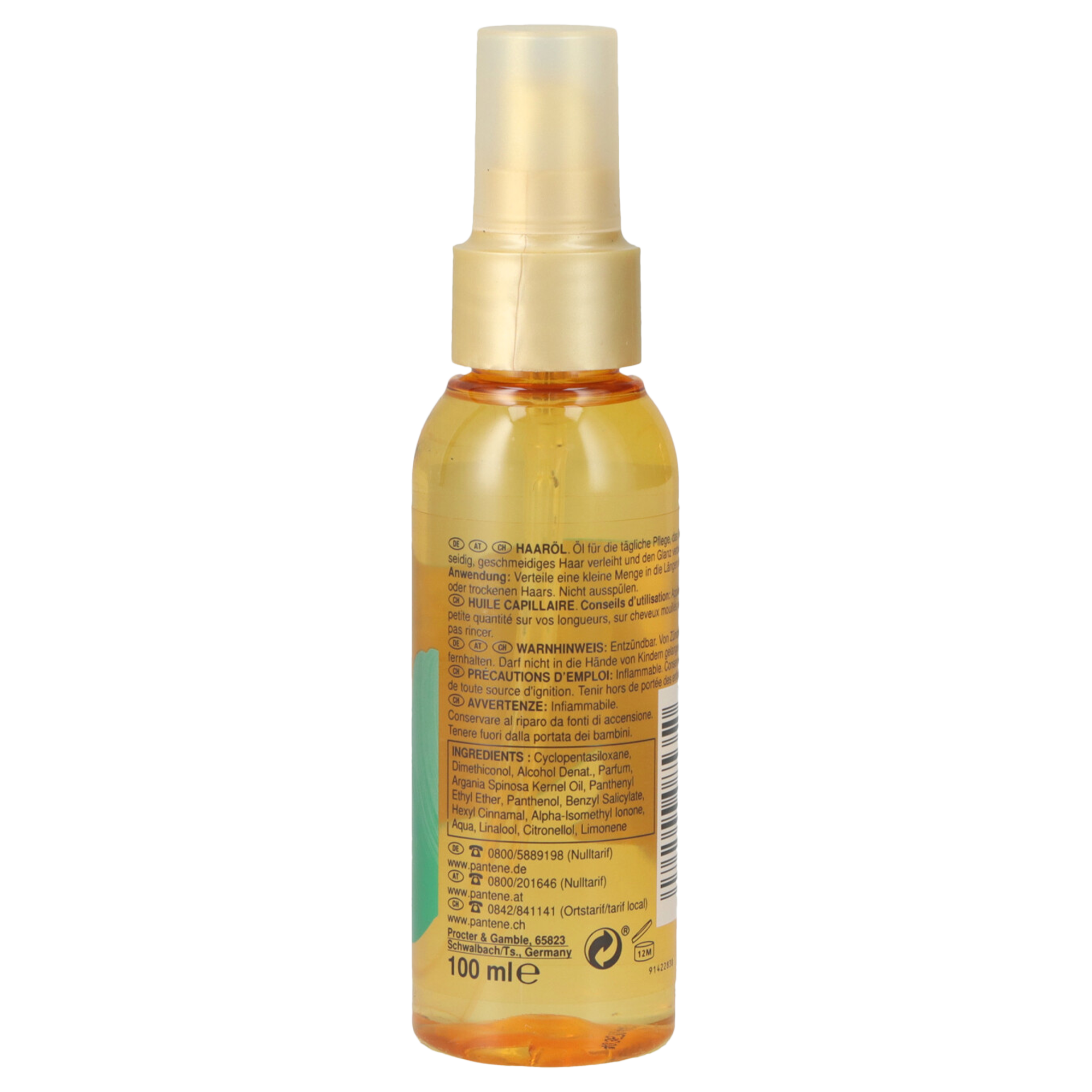 Huile protectrice huile d'argan cheveux abîmés