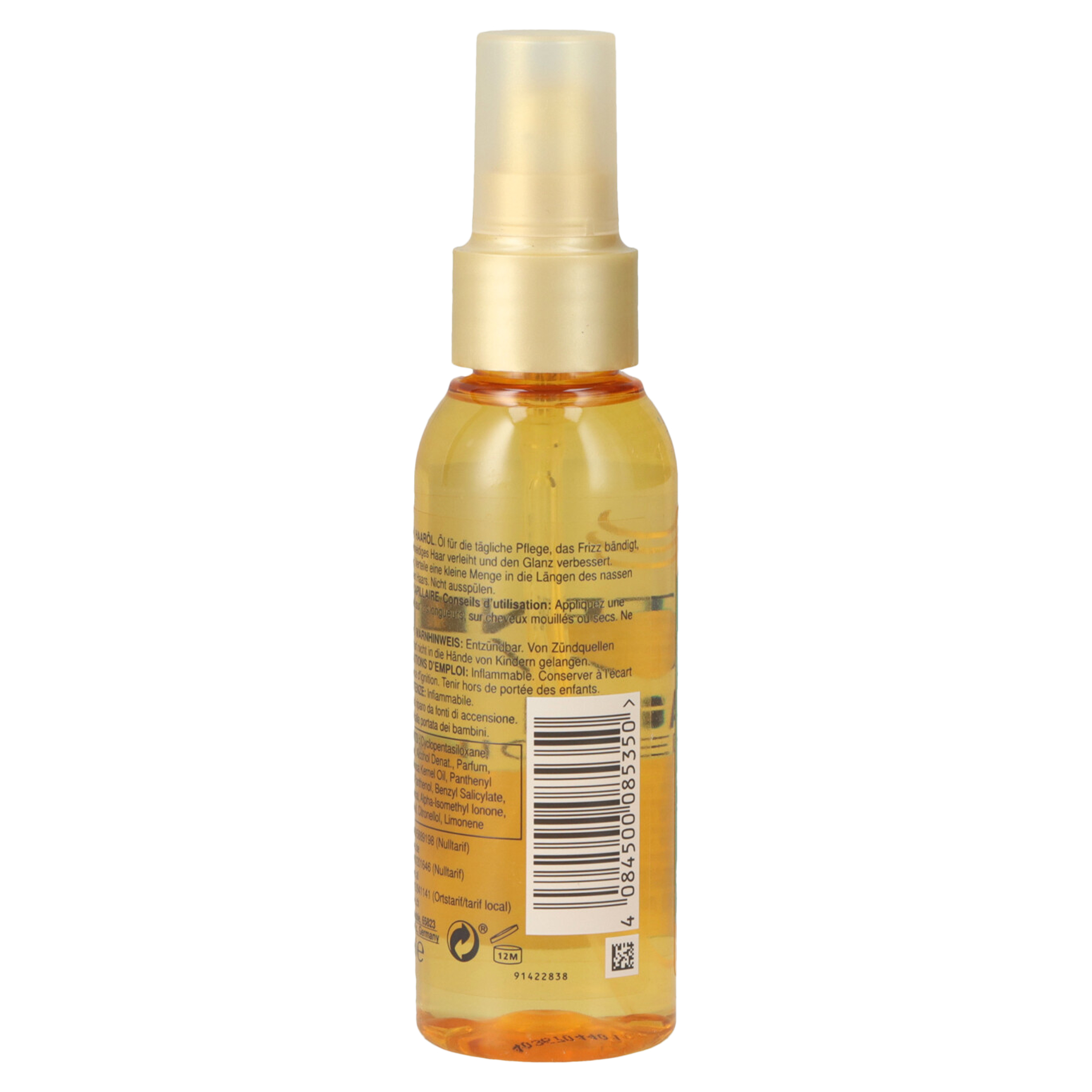 Huile protectrice huile d'argan cheveux abîmés