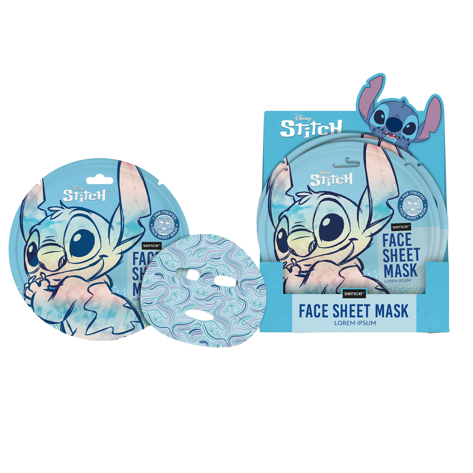 Masque visage  en tissu Stitch
