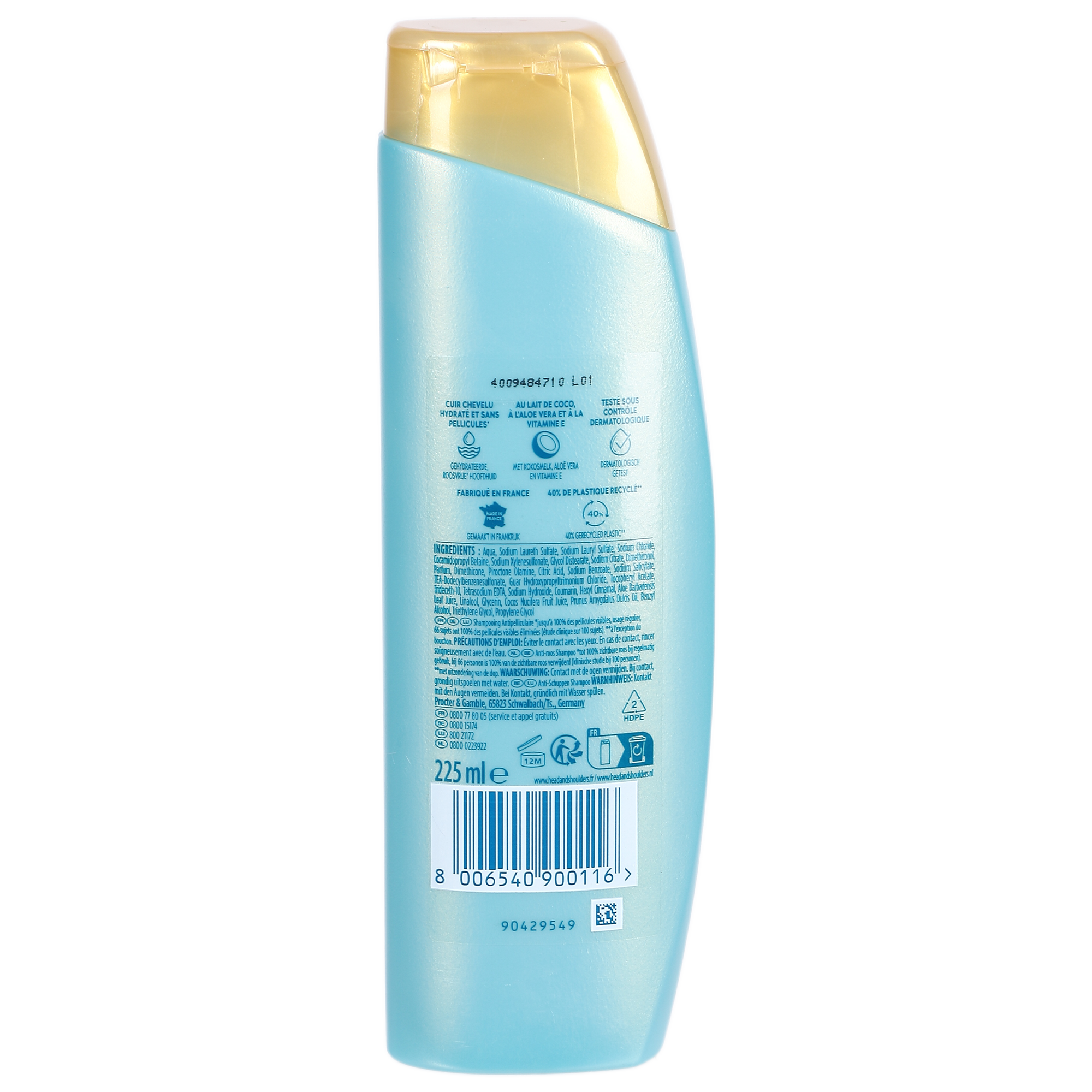 Shampoing derma x pro hydrate