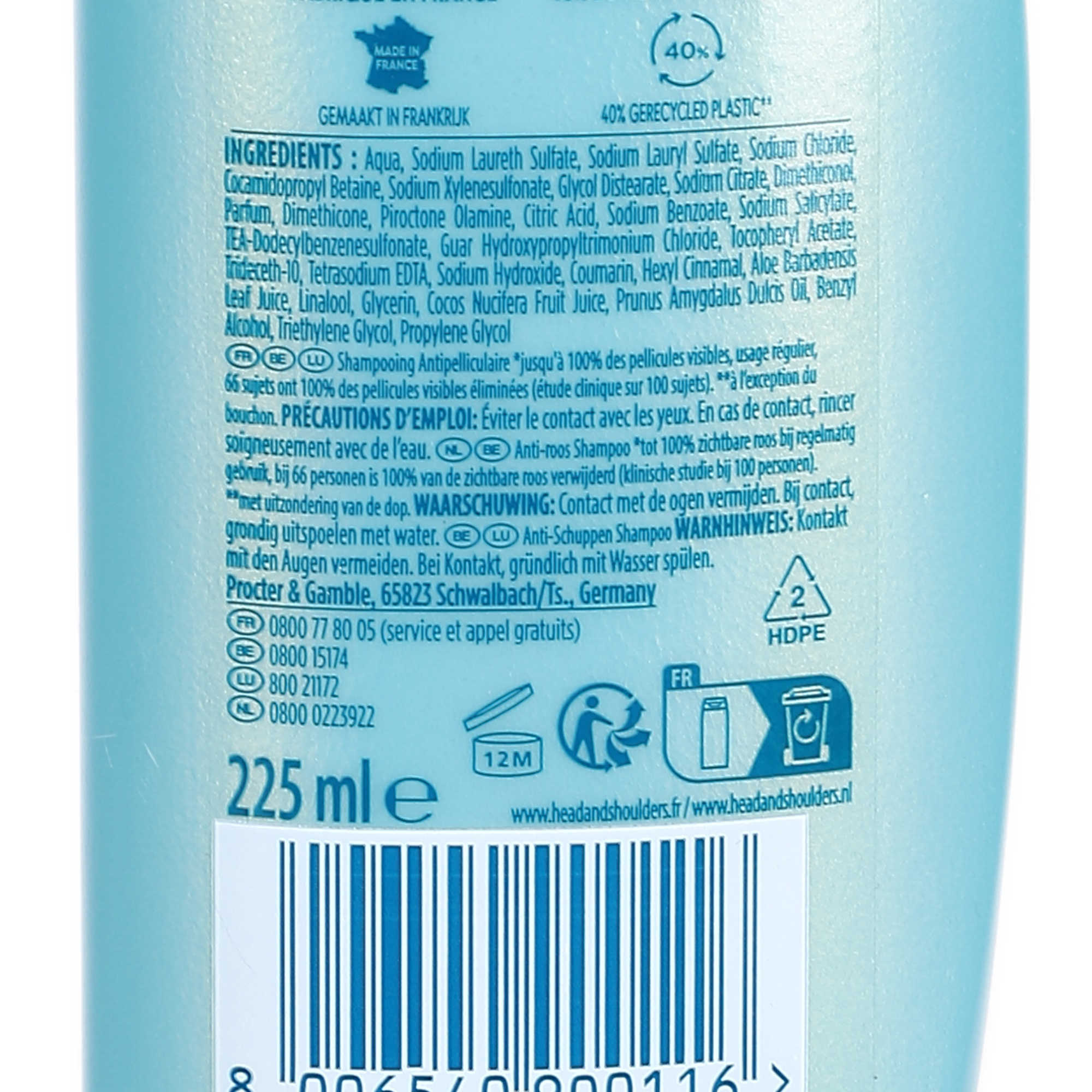 Shampoing derma x pro hydrate