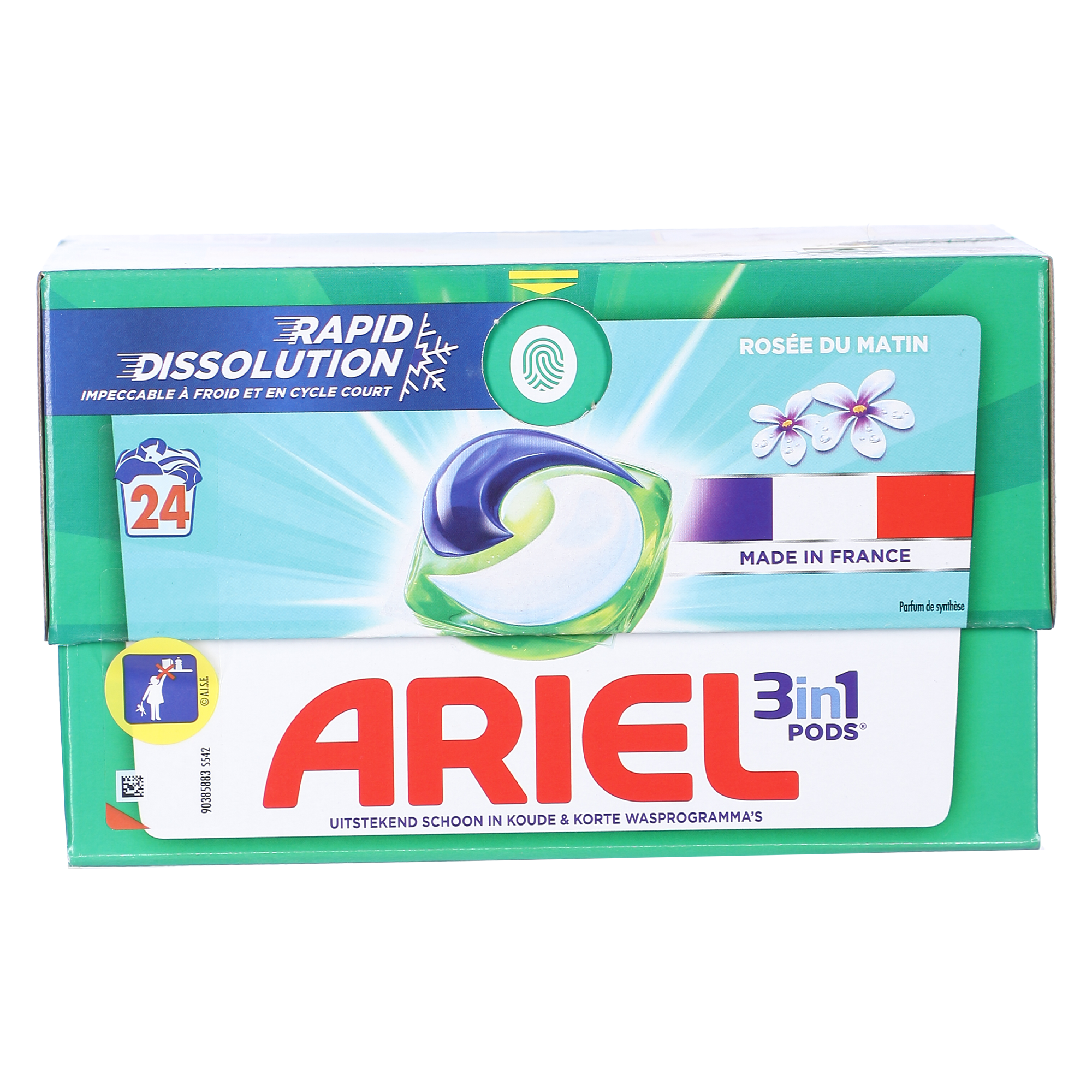 24 capsules lessive 3 en 1 Morning dew