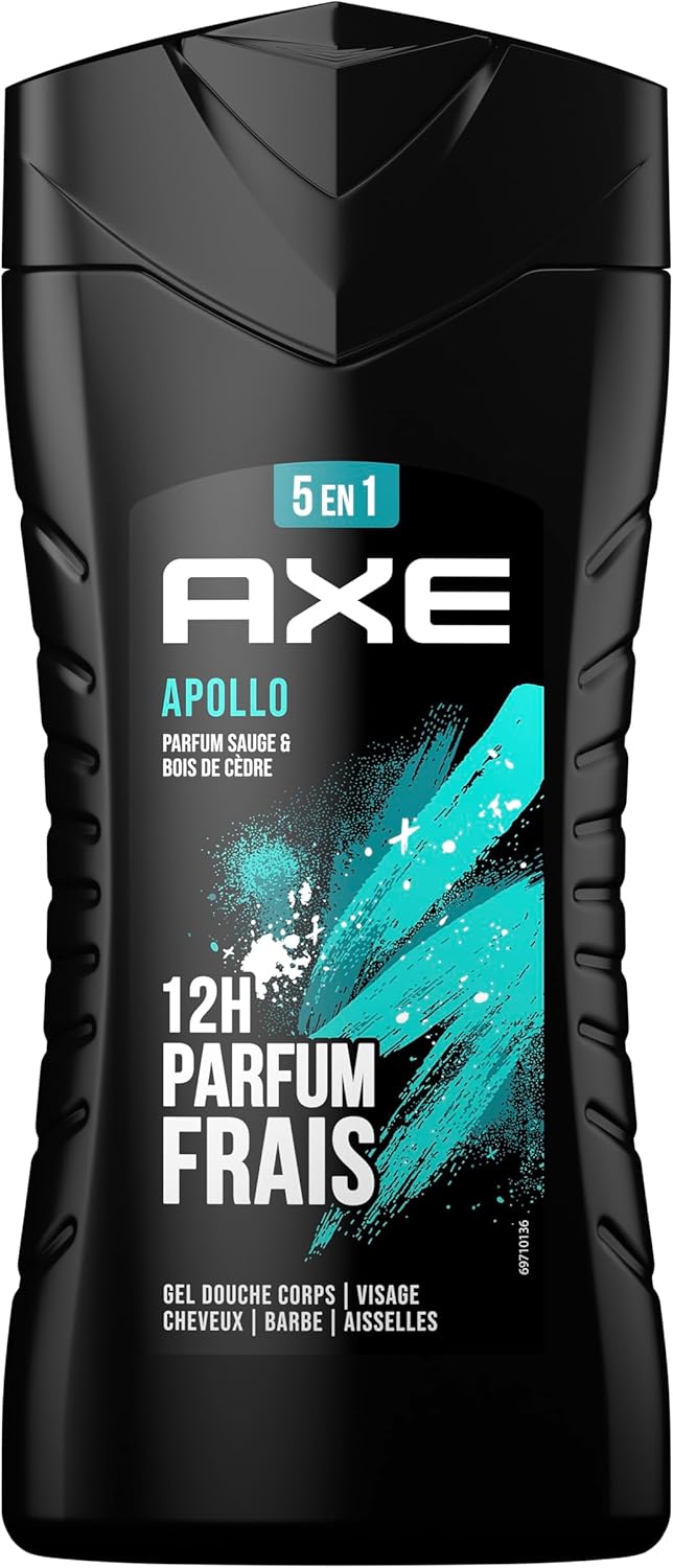Gel douche Axe 5 en 1 Apollo