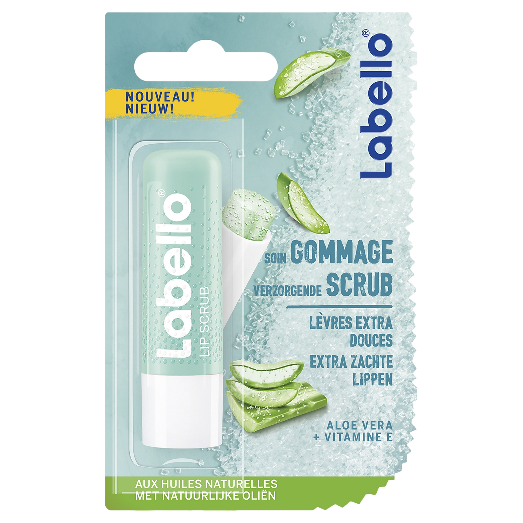 Baule à lèvres gommage soin aloe Vera + vitamines E