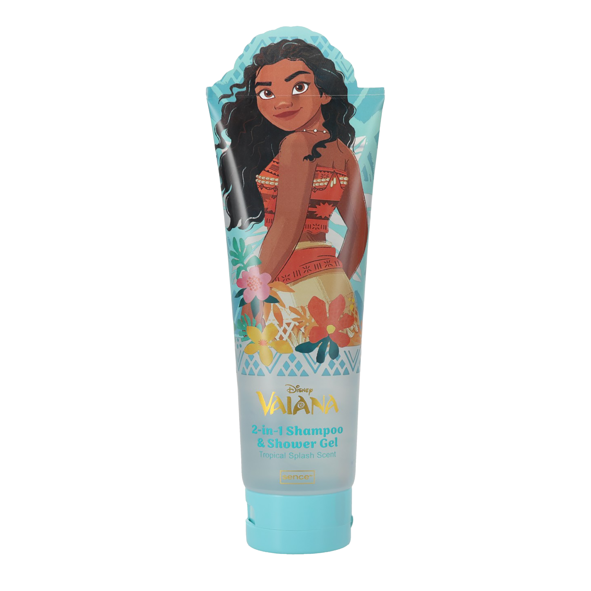Tube 2-en-1 shampooing et gel douche Disney Vaiana - Bleu
