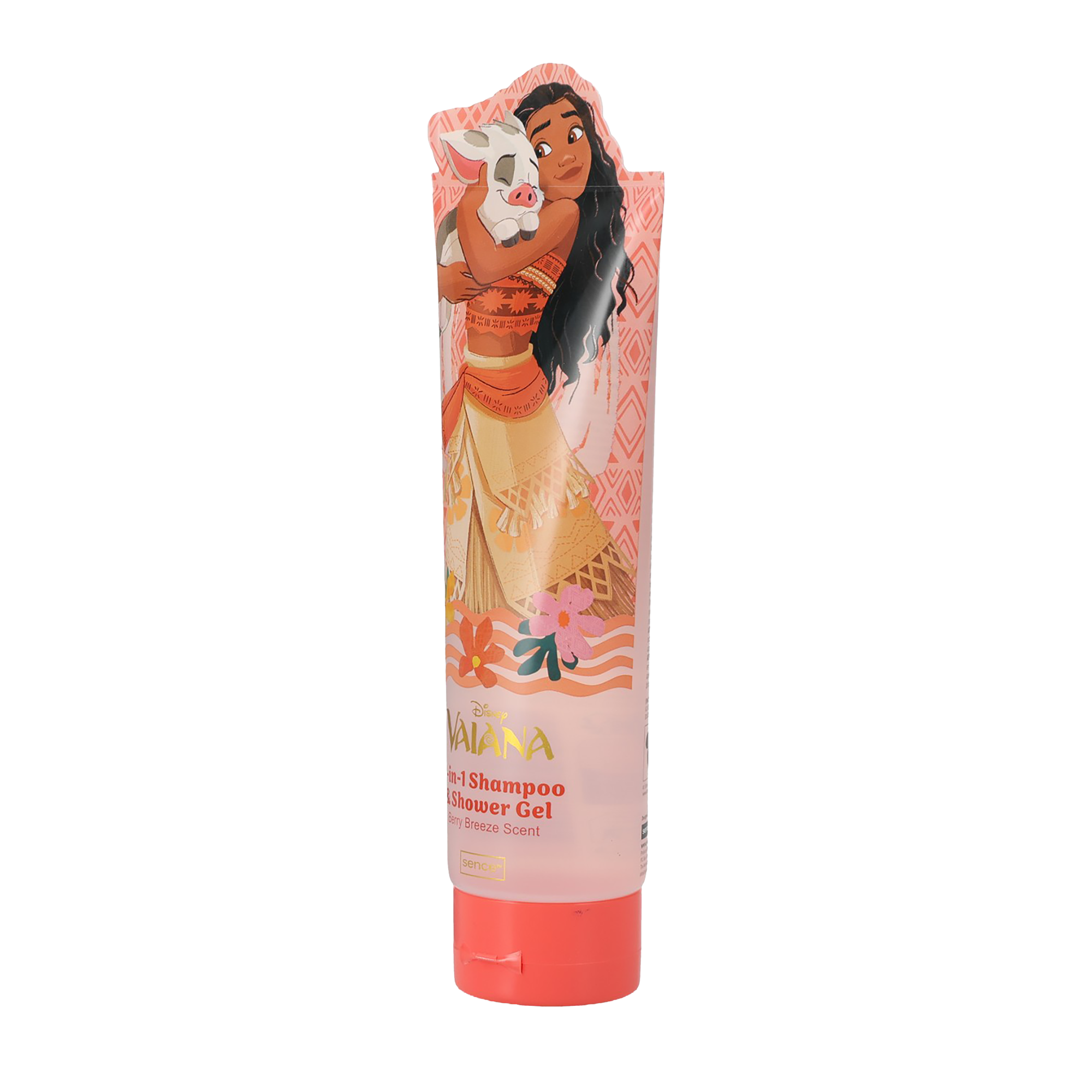 Tube 2-en-1 shampooing et gel douche Disney Vaiana - Rose