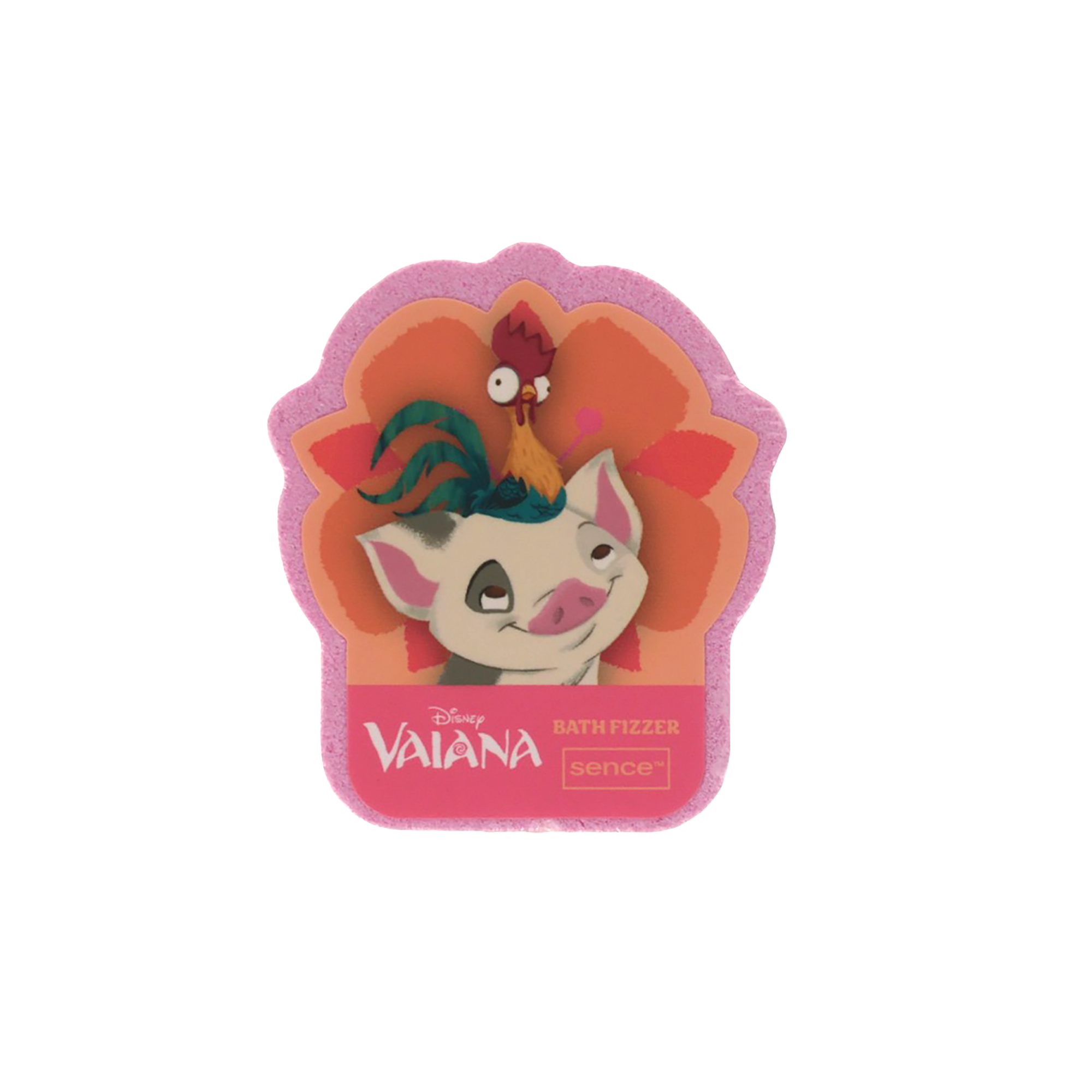 Galet de bain effervescent Disney Vaiana - Rose
