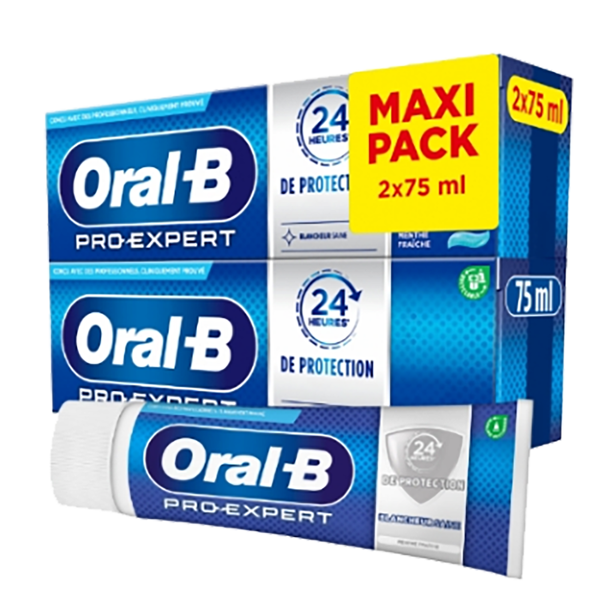 Lot de 2 dentifrices pro expert protection 24h