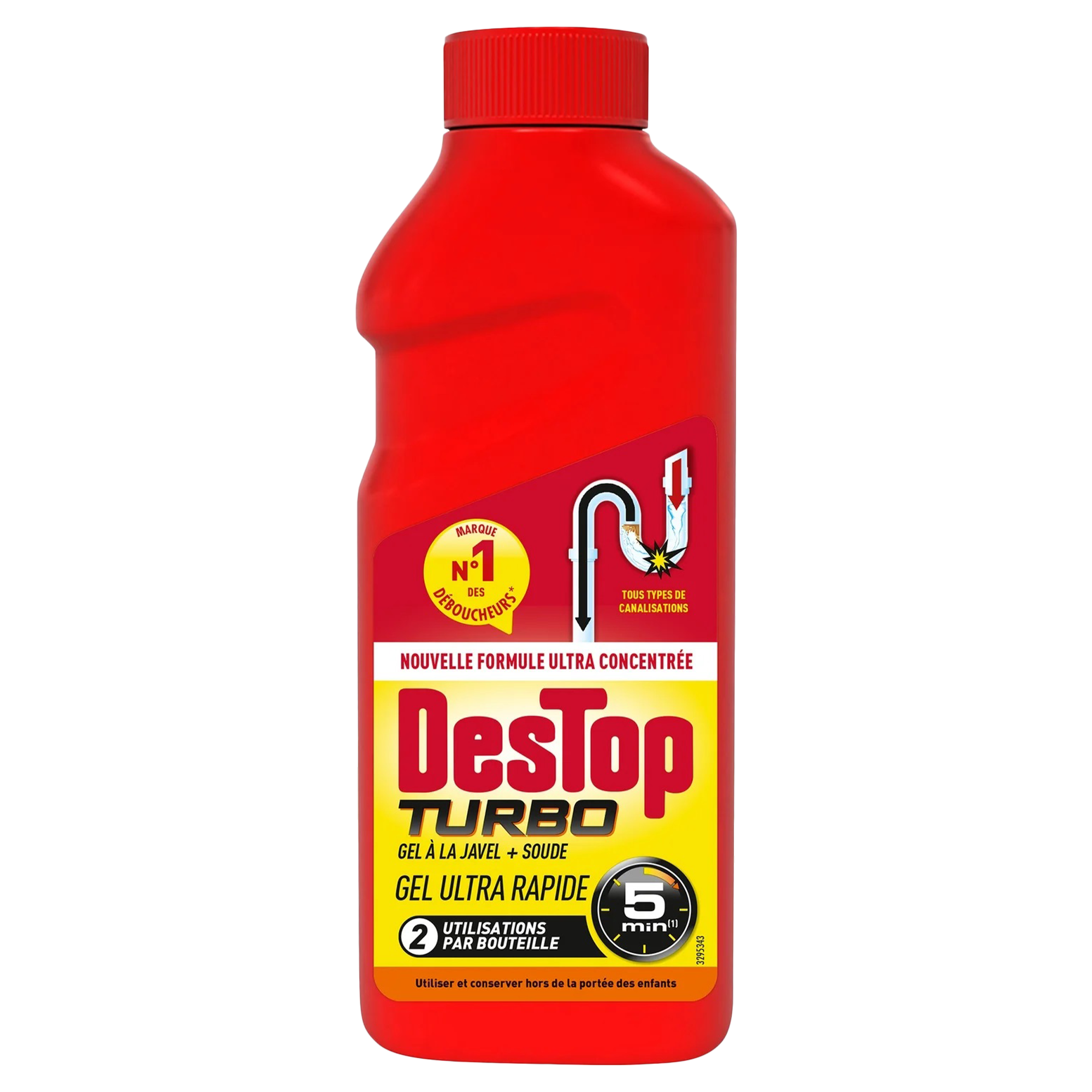 Gel déboucheur turbo 5 min