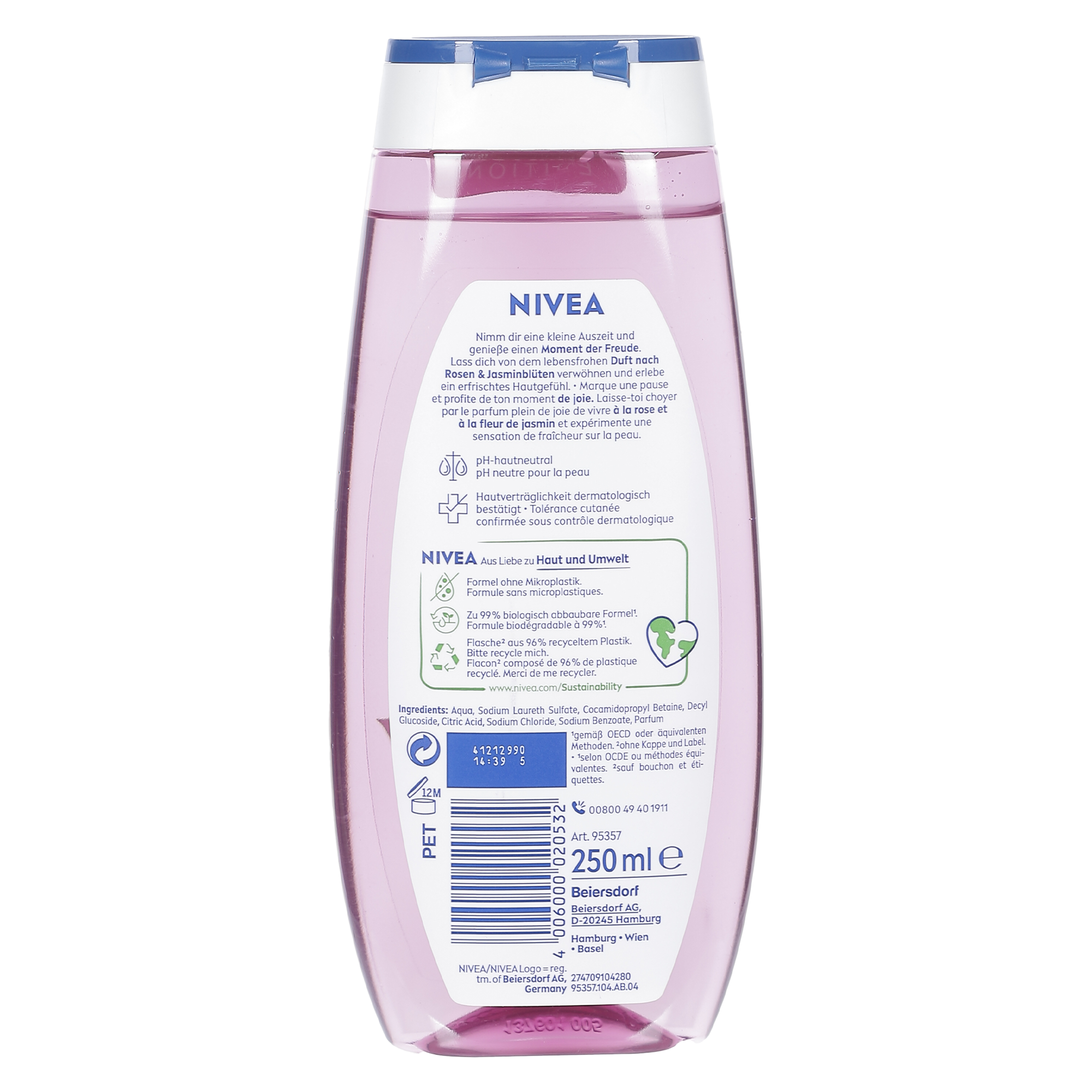 Gel douche Joy of life rose et fleur de jasmin