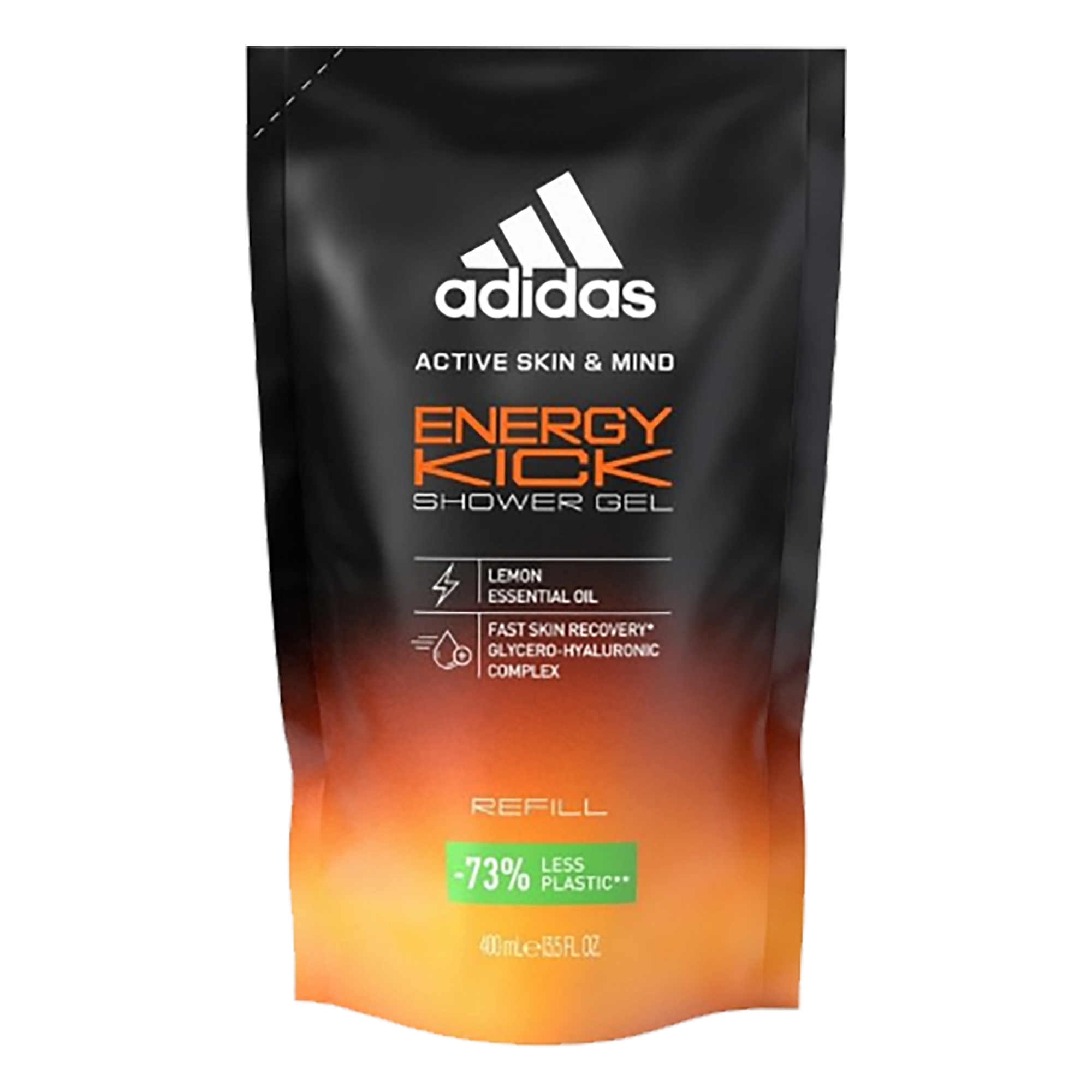 Recharge gel douche Energy Kick au citron