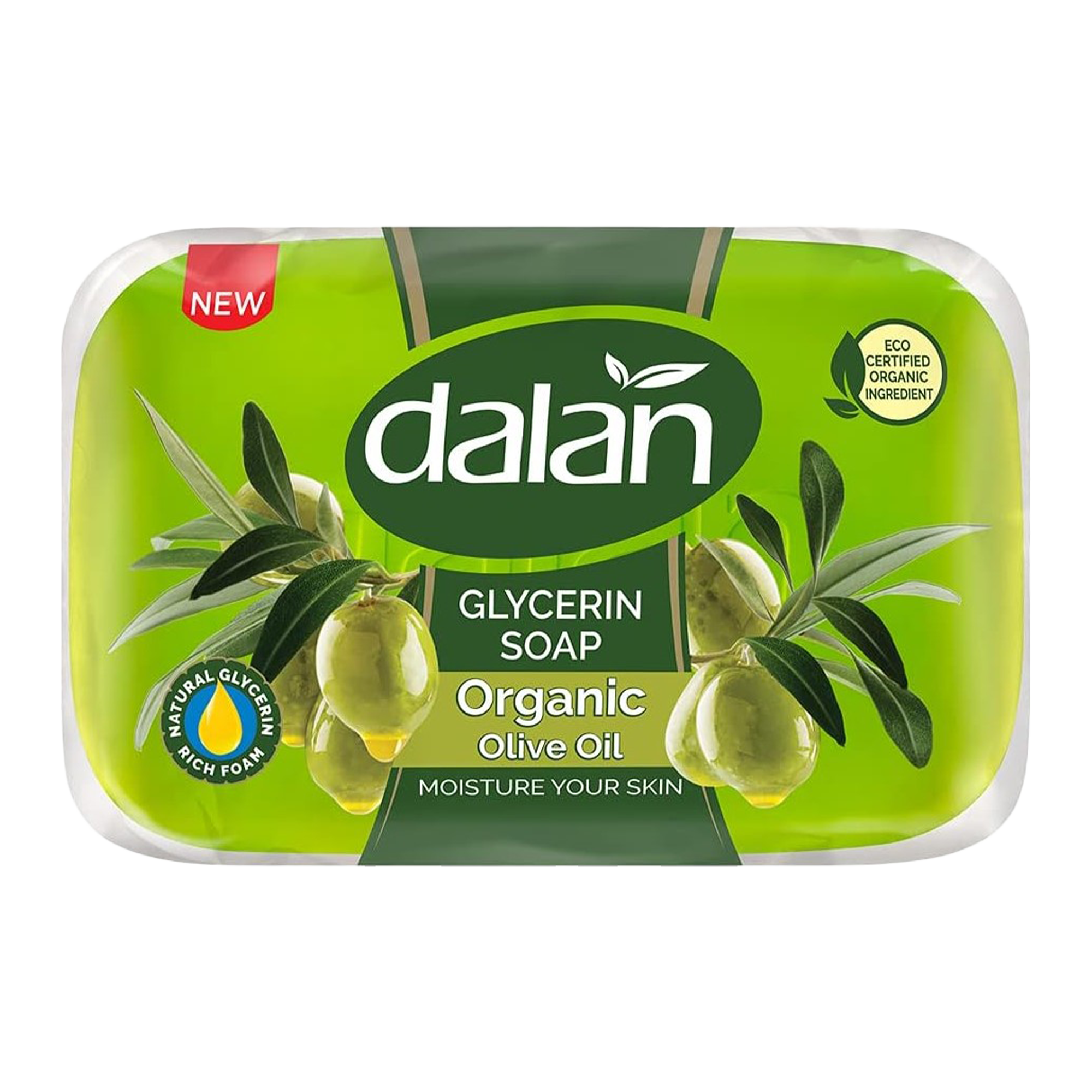 4 pains de savons à l'huile d'olive