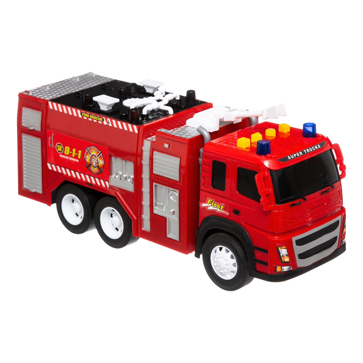 Camion de pompier son et lumière – 37 cm