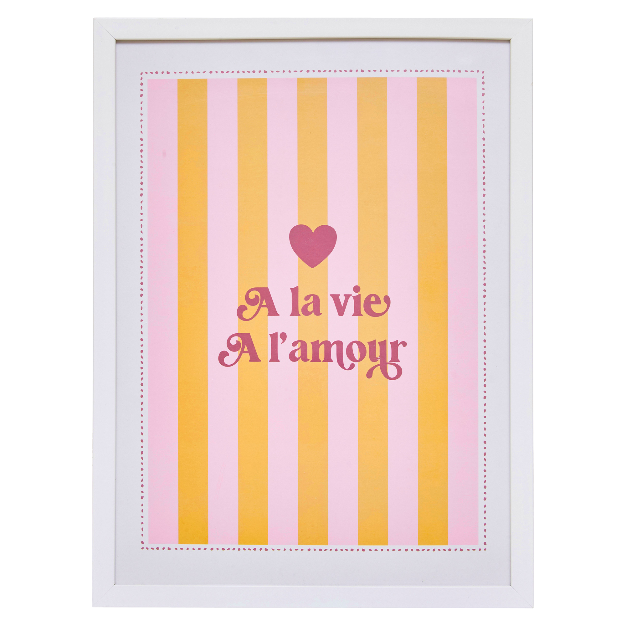 Affiche encadrée amour chéri