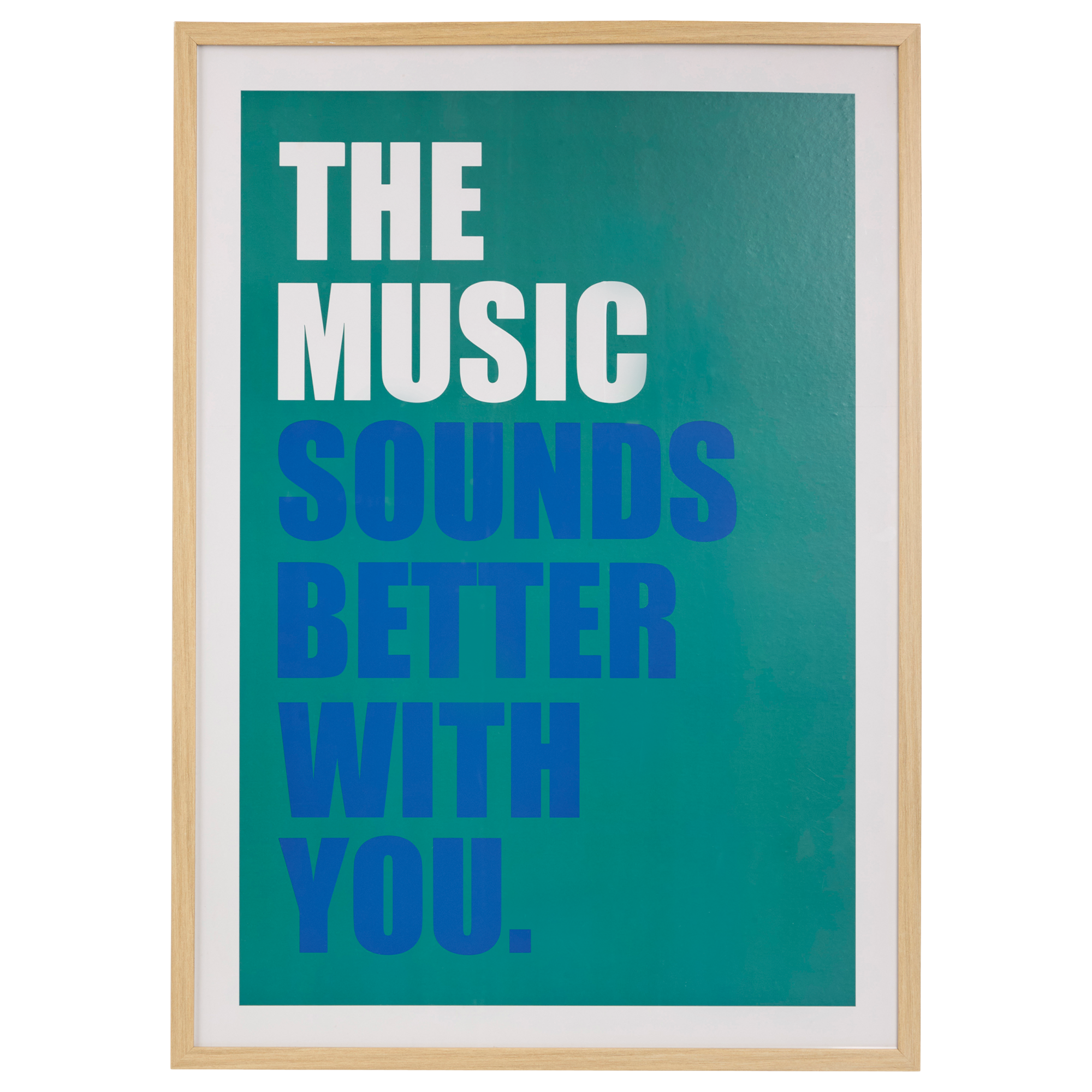 Affiche encadrée music