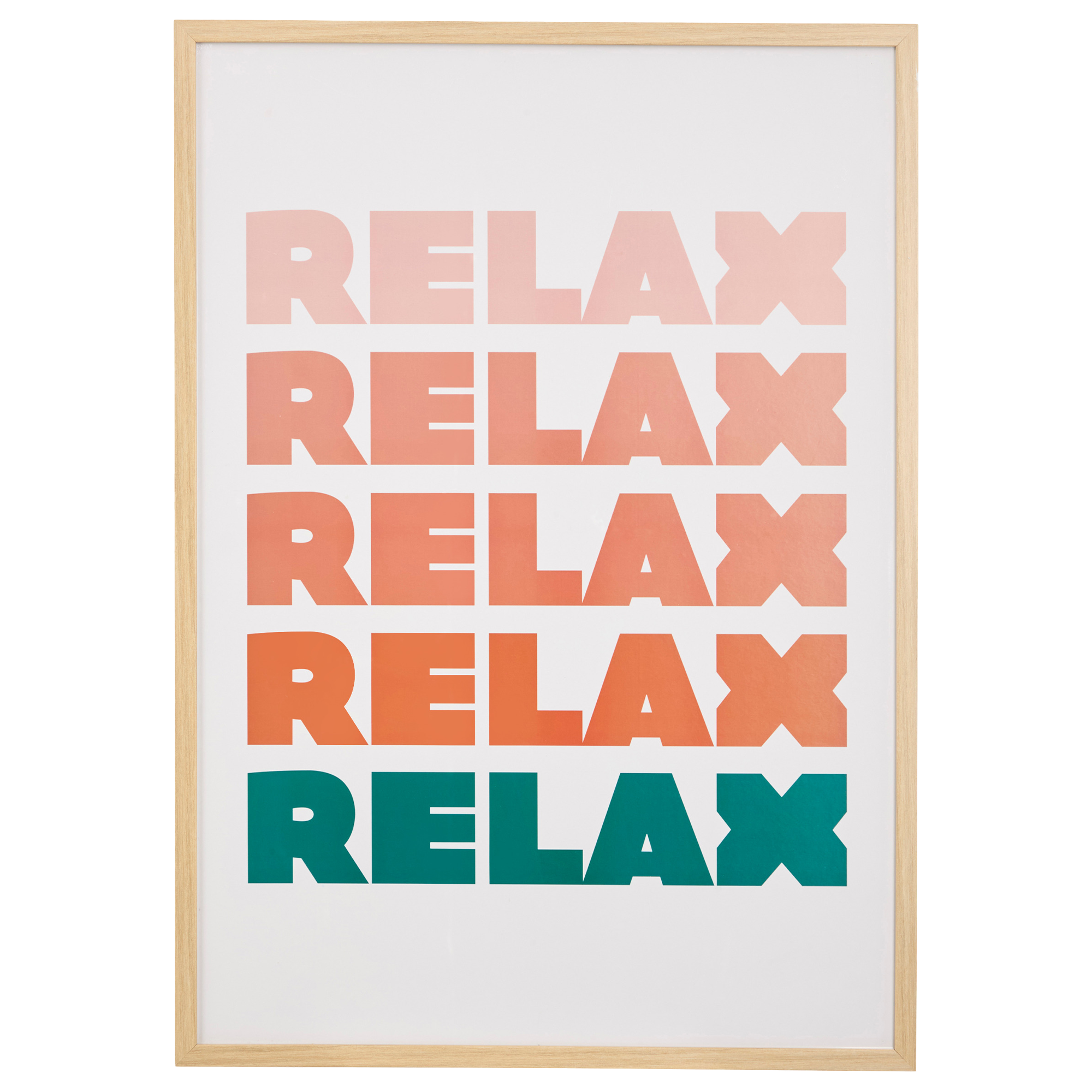 Affiche encadrée Relax