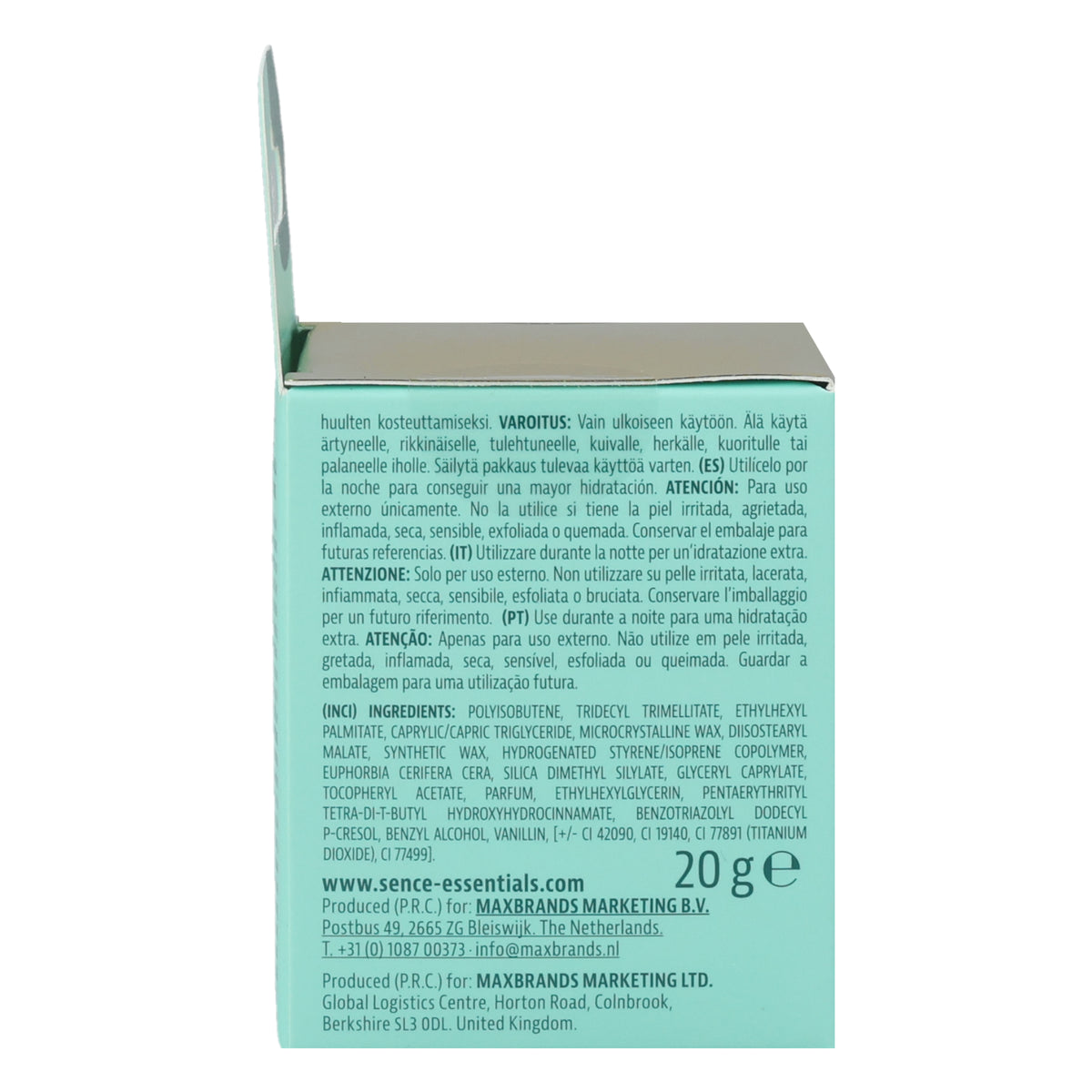 Masque pour les lèvres The Glow Rebel Sence – 3 modèles assortis - Vert