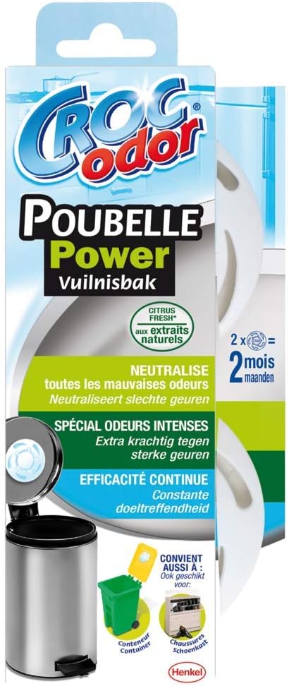 2 désodorisants poubelle Power