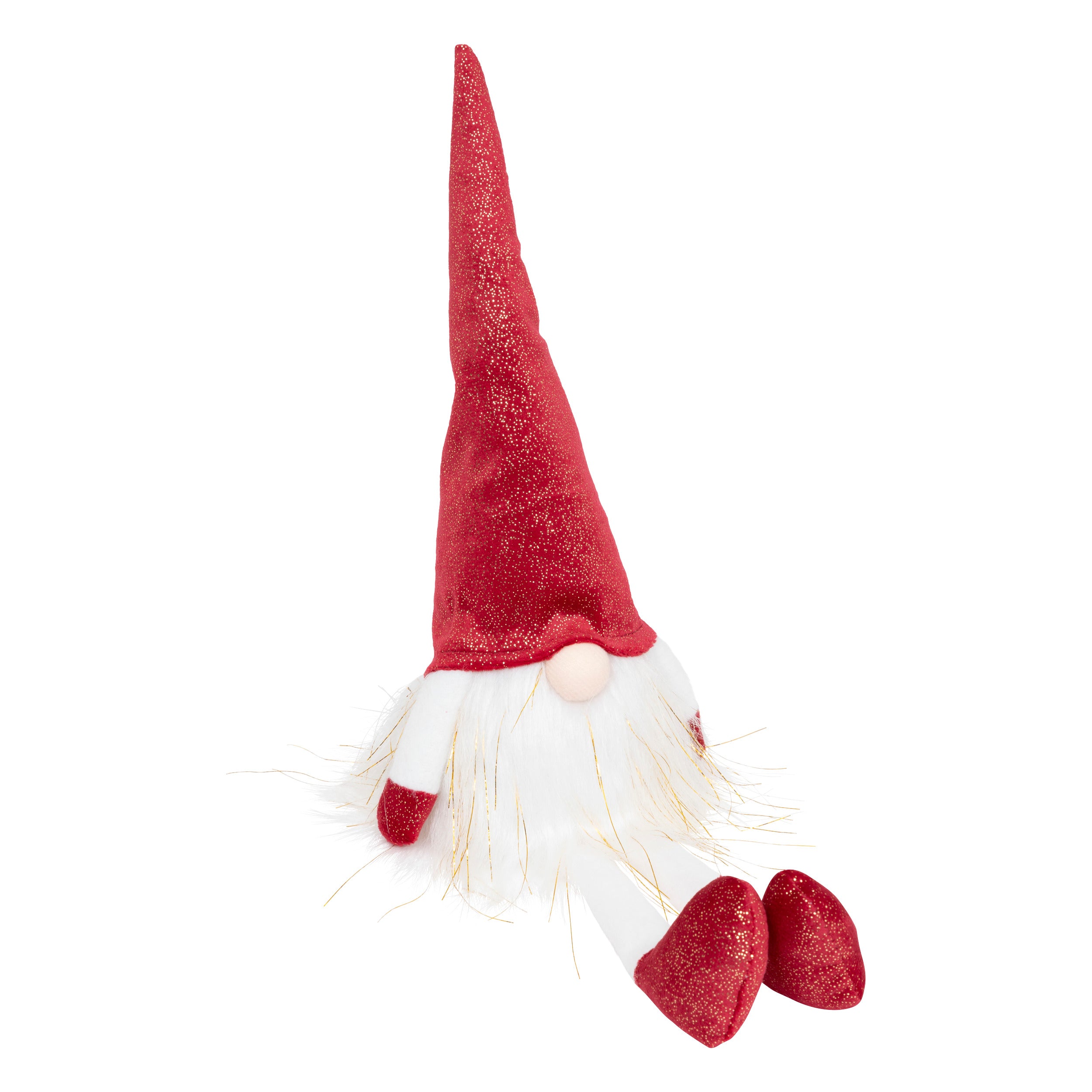 Gnome de Noël Lumineux Assis