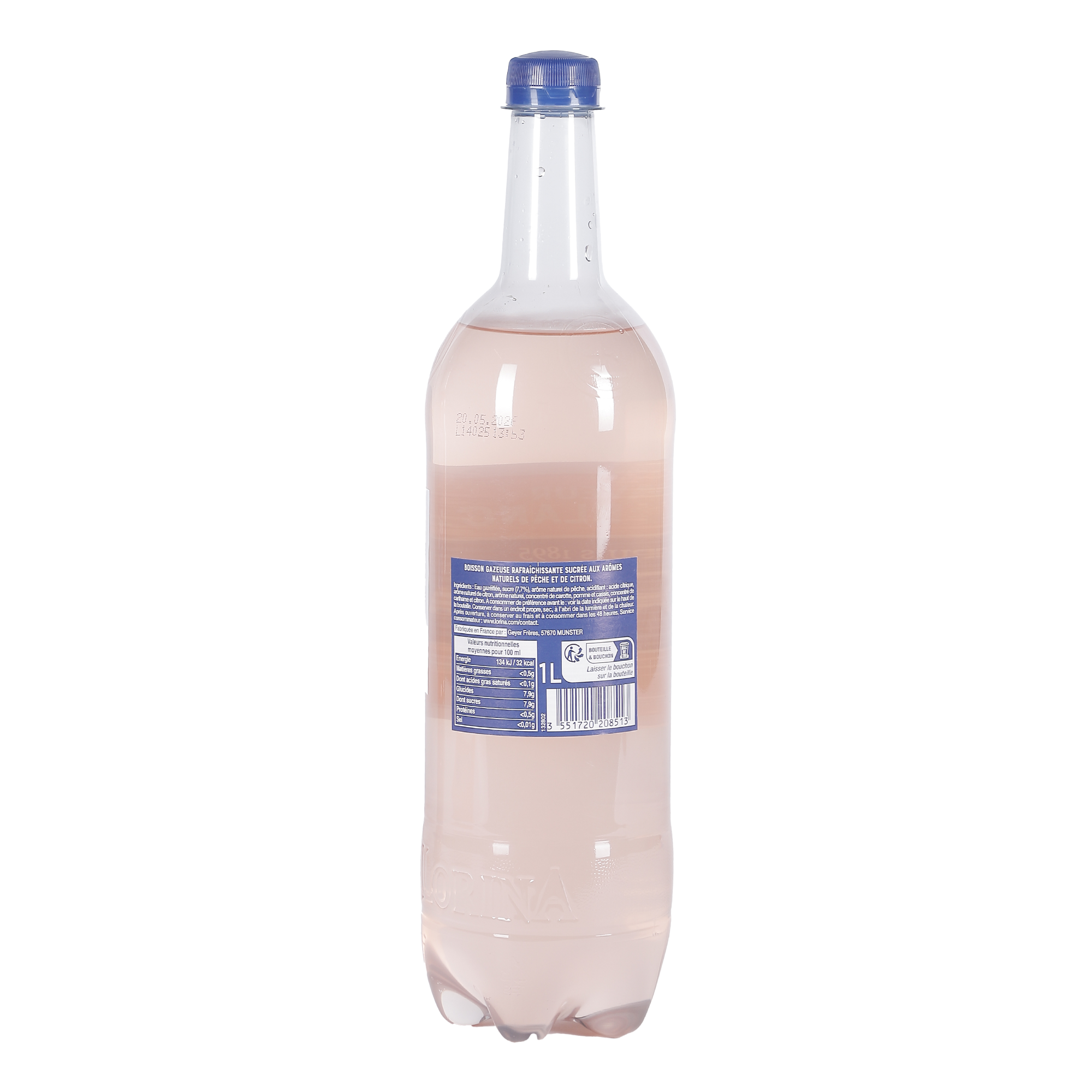 Limonade artisanale pêche blanche