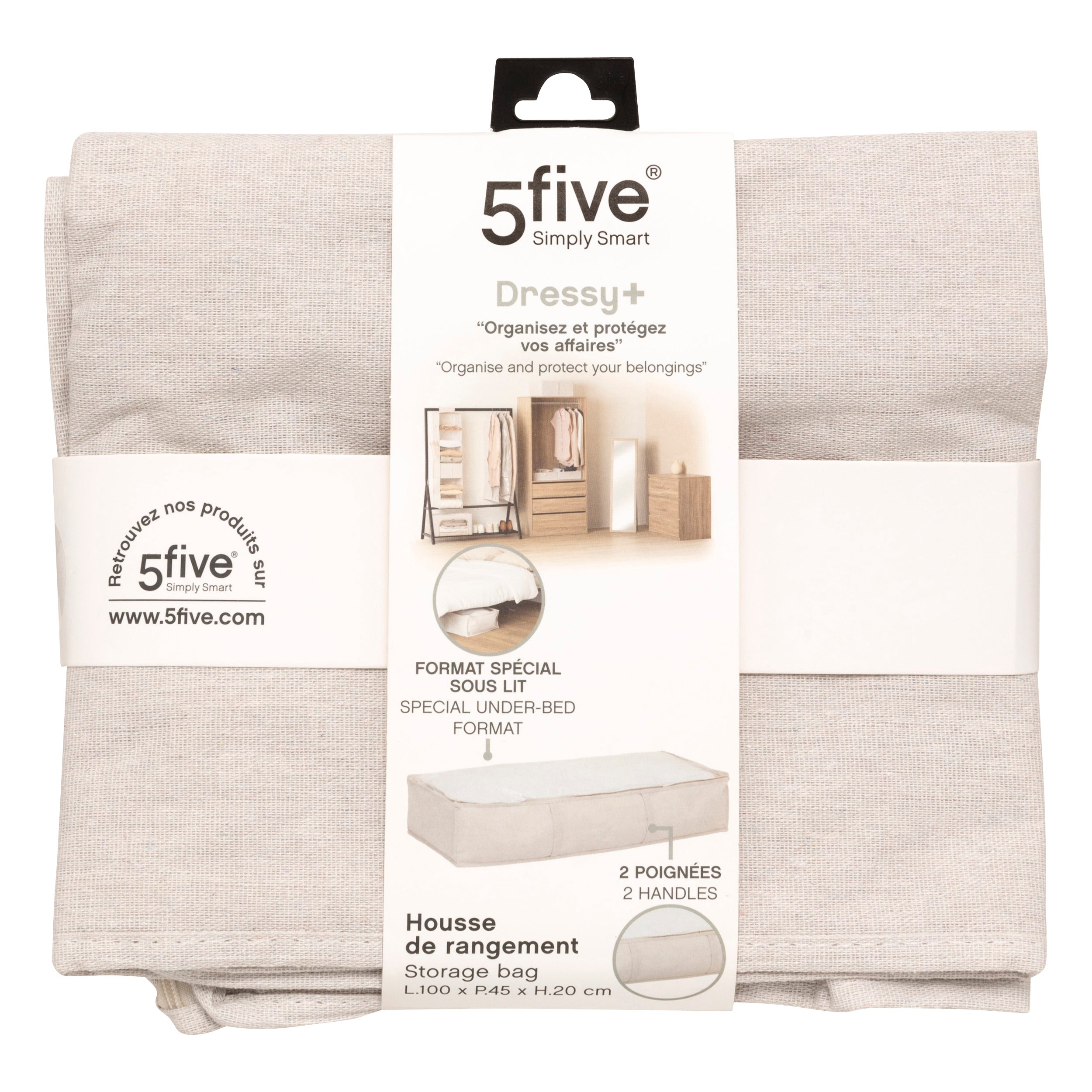 Housse de rangement sous lit Dressy+