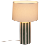 Lampe Frida Olive à rayures