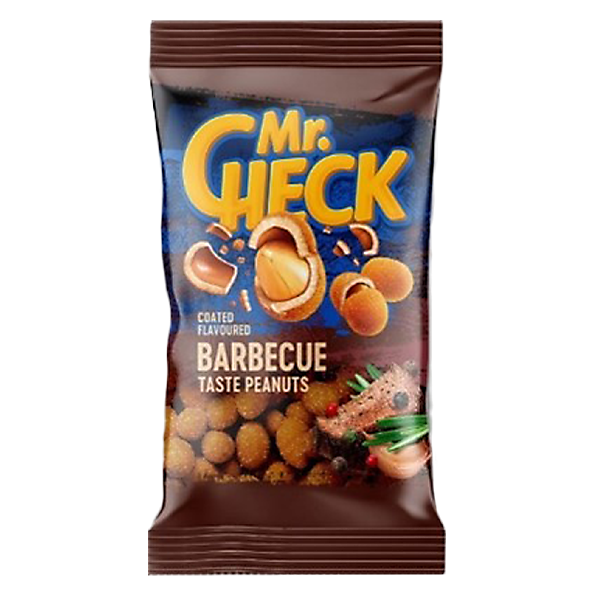 Cacahuètes enrobées saveur barbecue