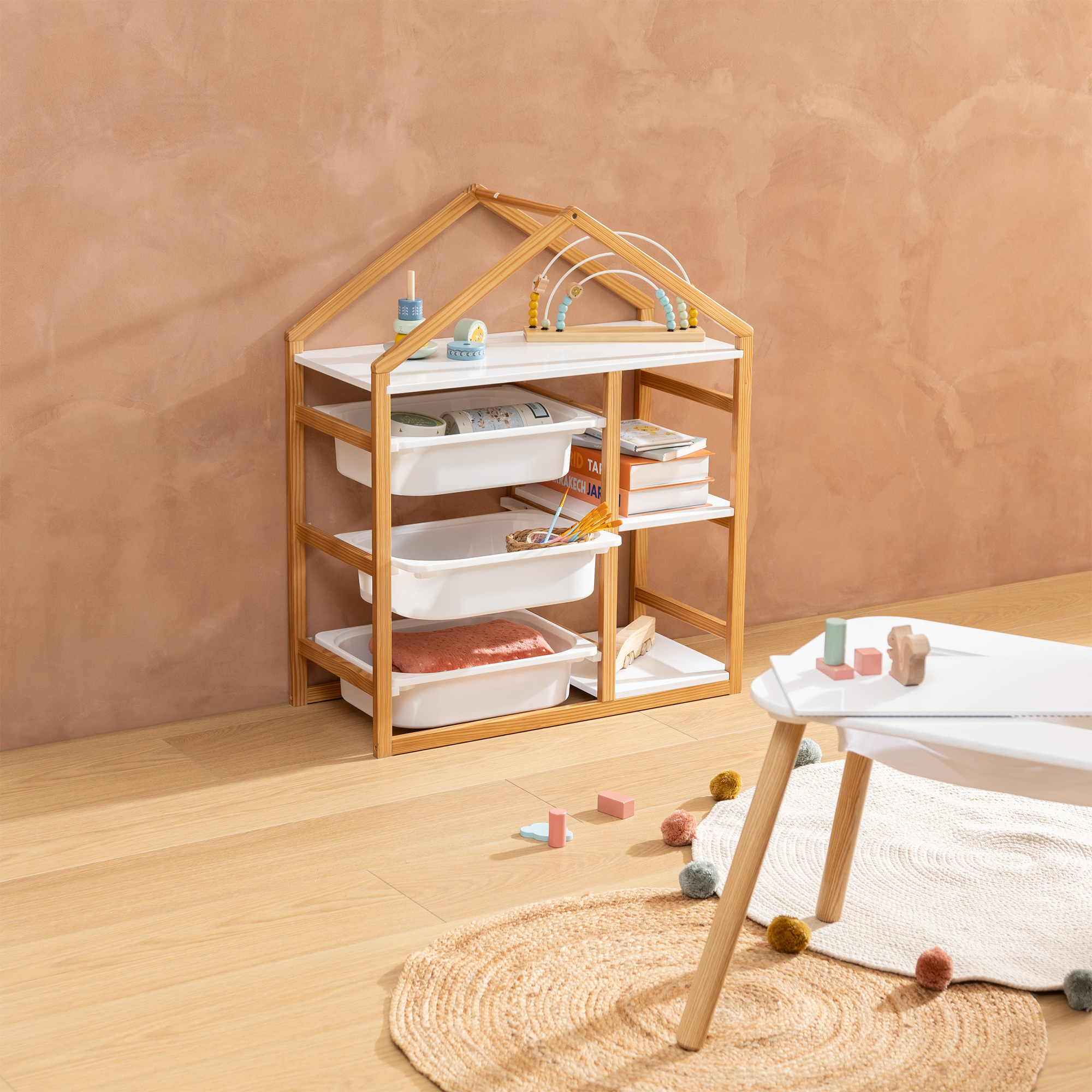 Bibliothèque maison Bako