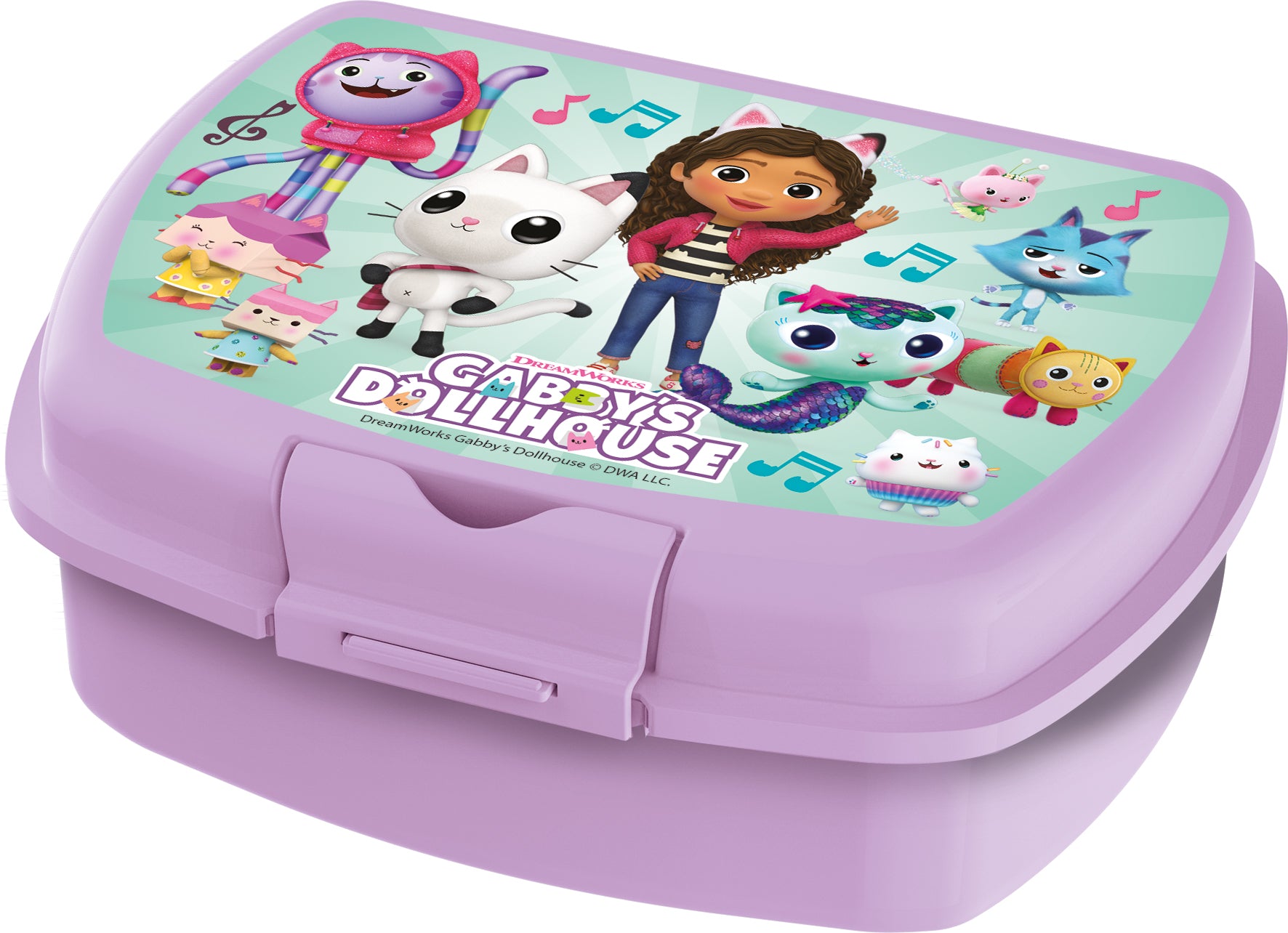 Lunch box en plastique Gabby's Dollhouse