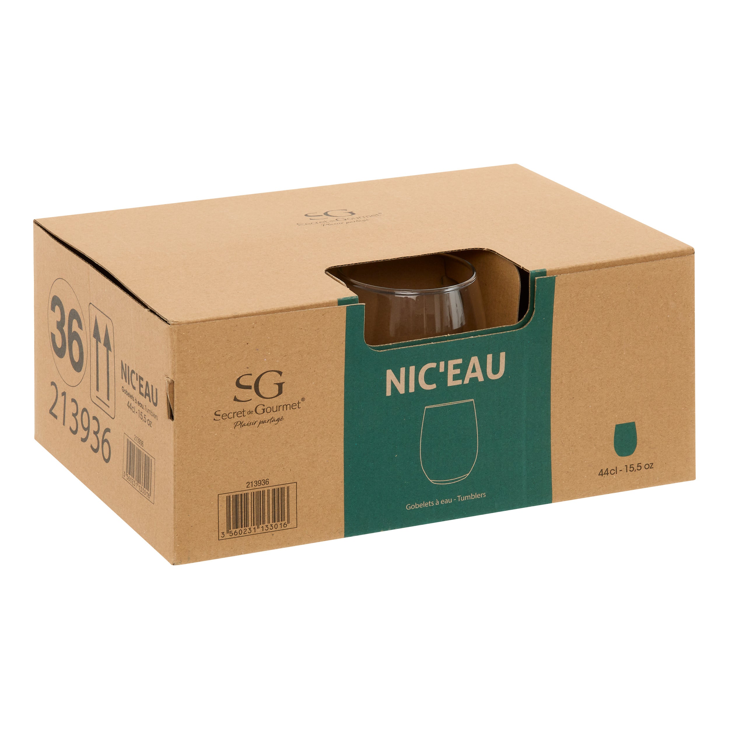 Lot de 6 verres 44cl