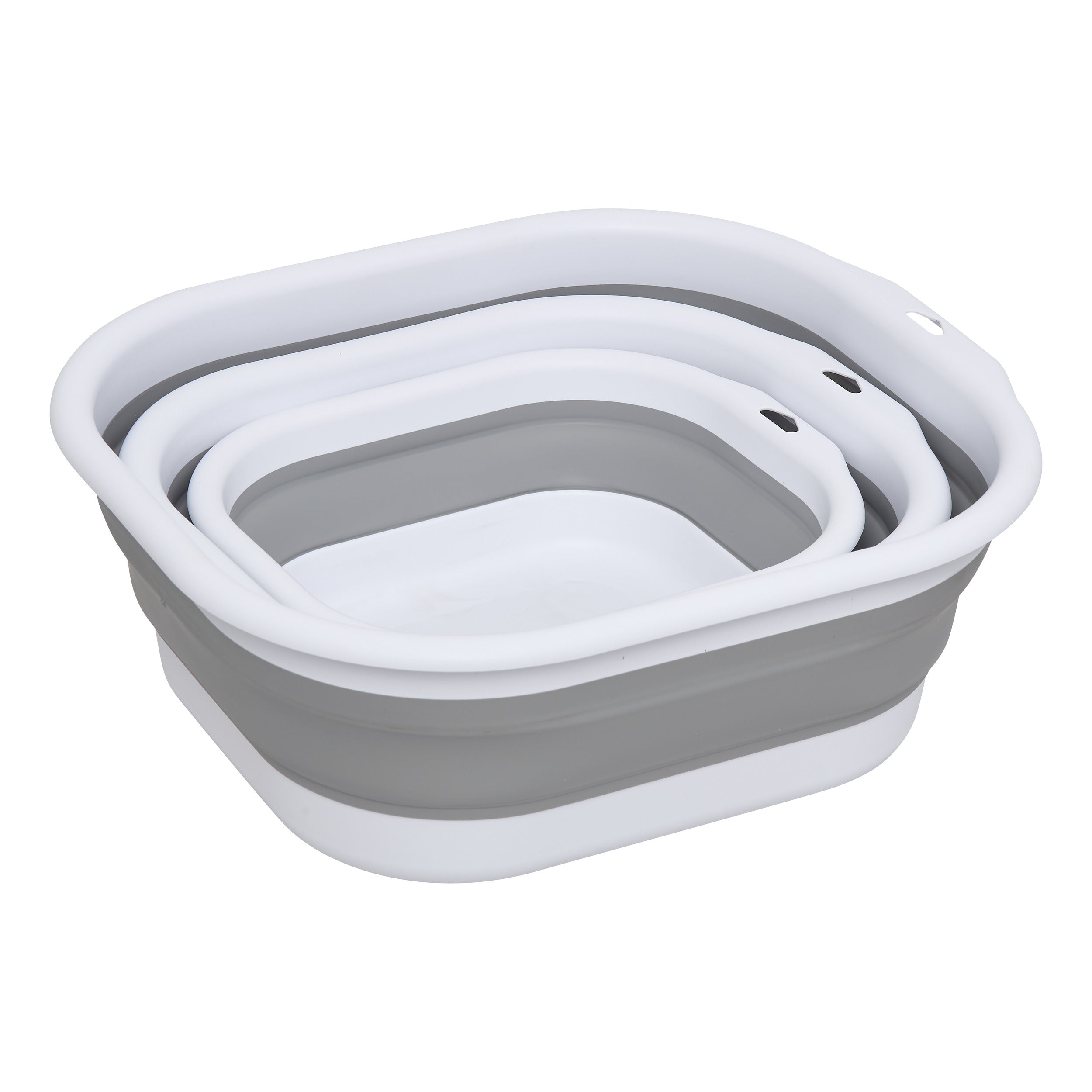Lot de 3 bassines retractable