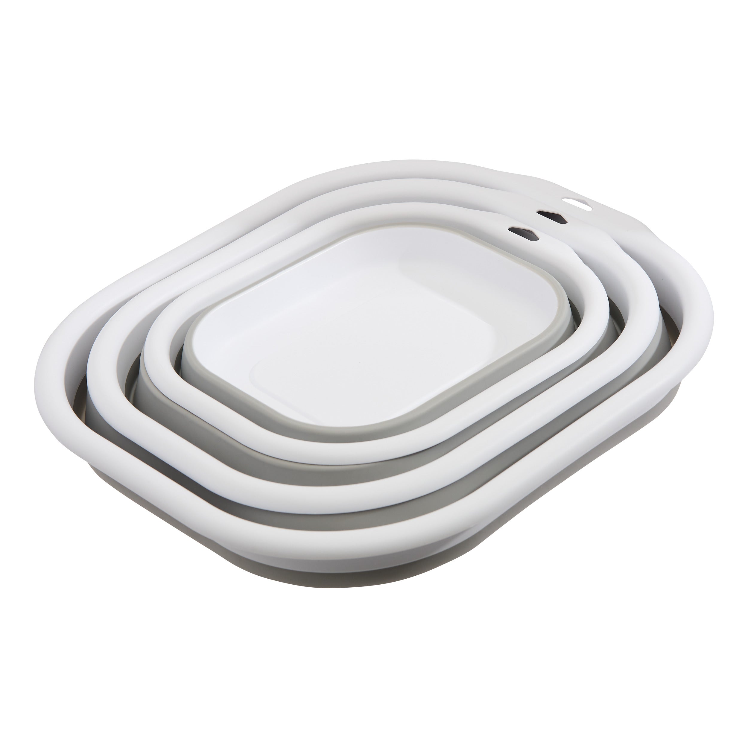Lot de 3 bassines retractable