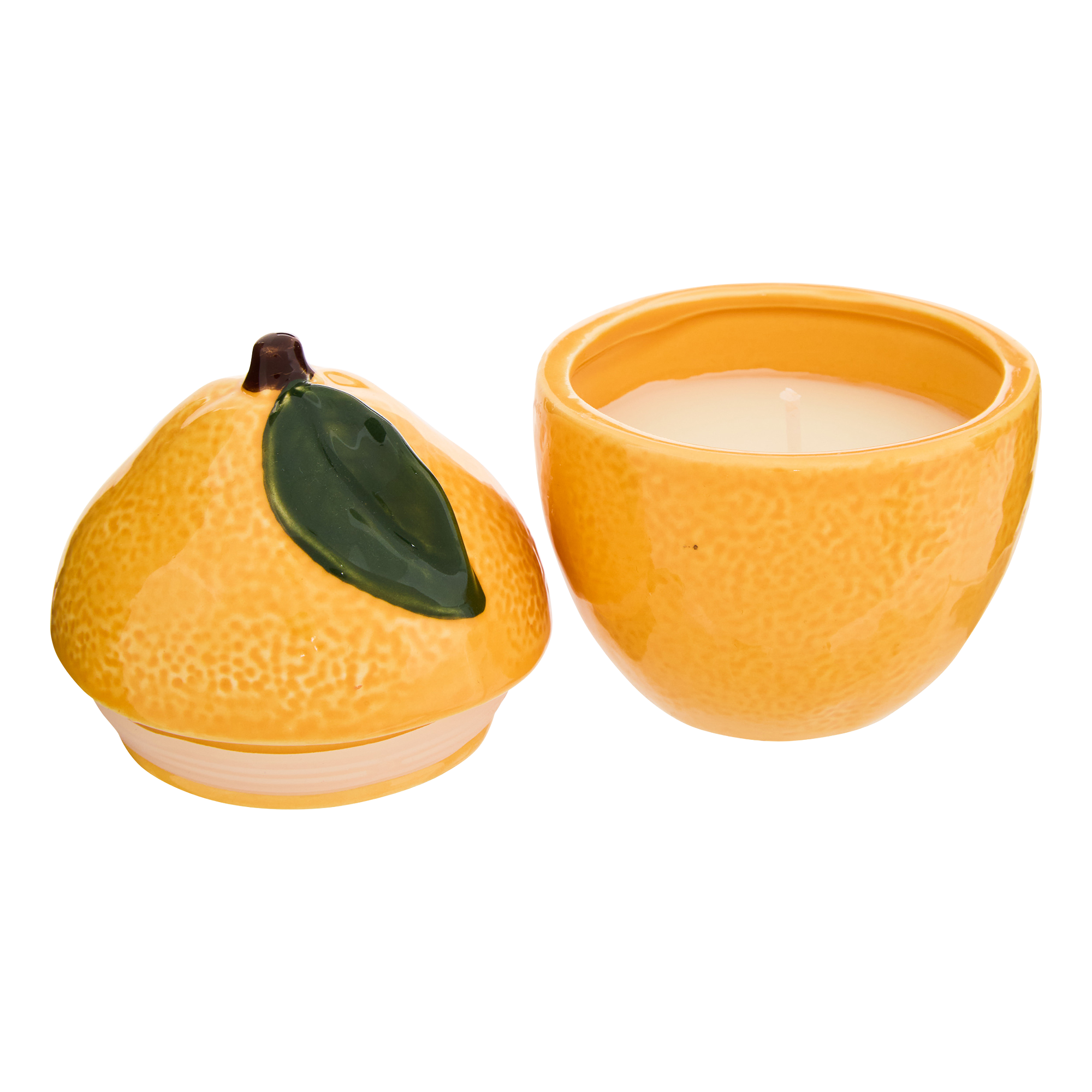 Bougie parfumée en forme de fruit