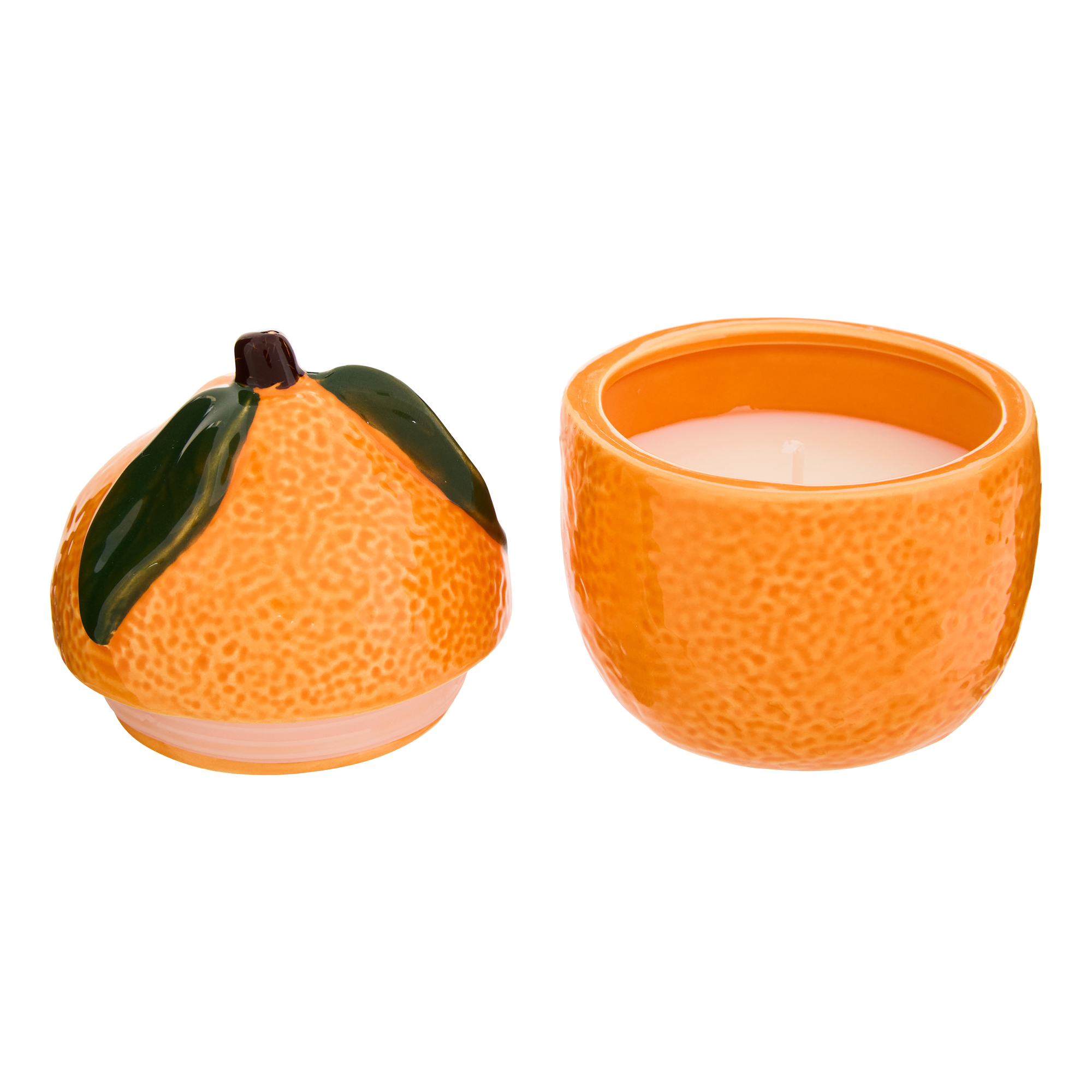 Bougie parfumée en forme de fruit
