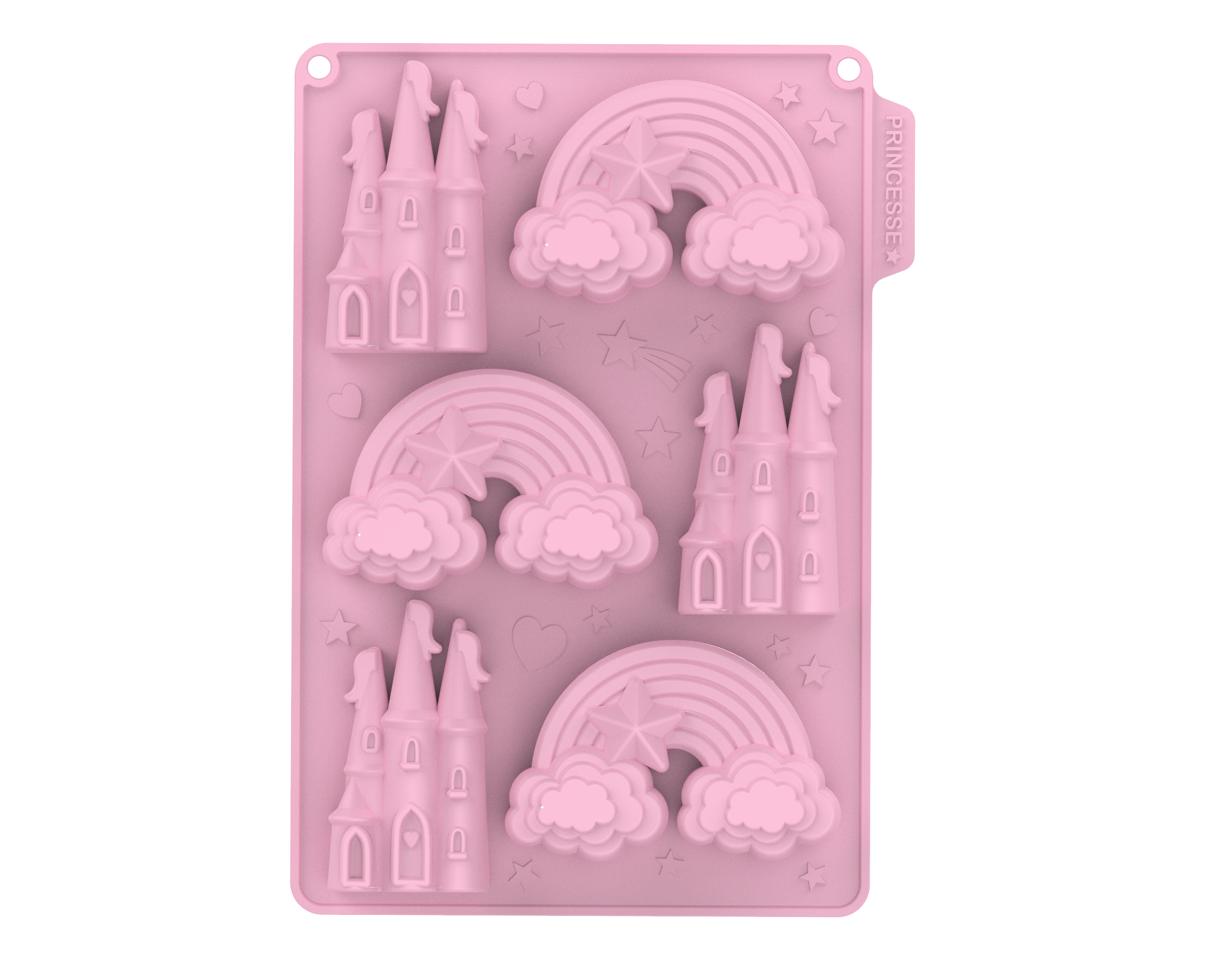 Moule à gâteaux silicone mini magique rose