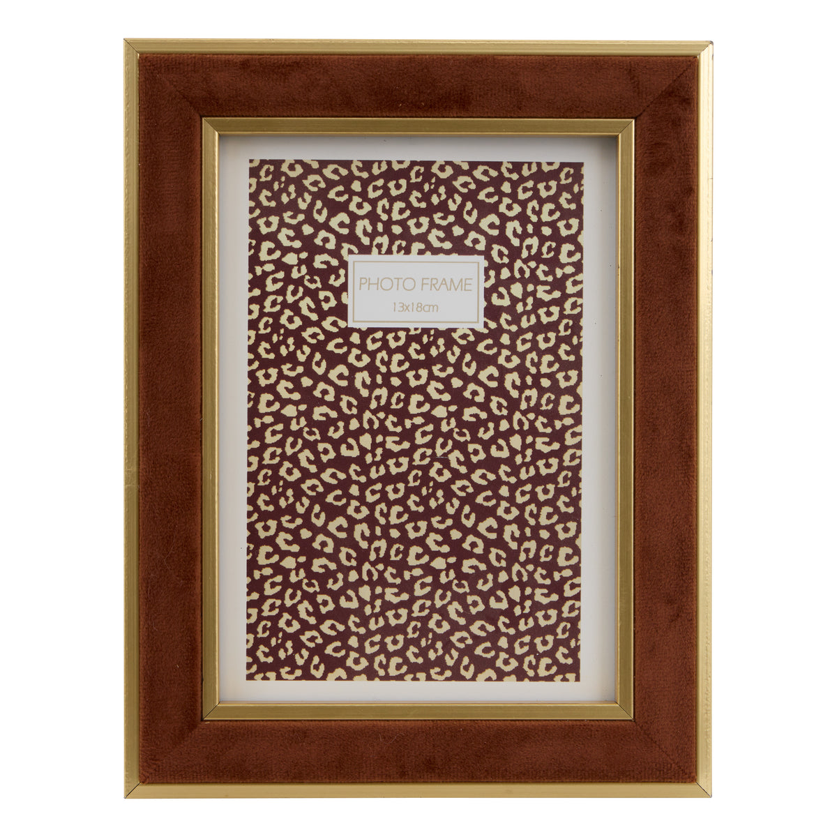 Cadre photo motif léopard Atmosphera – 13 × 18 cm