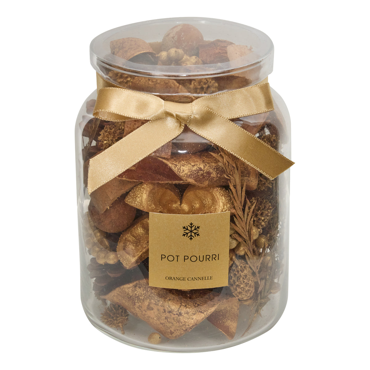 Pot-pourri Leka en jarre de verre Atmosphera – 550 g, 3 modèles assortis