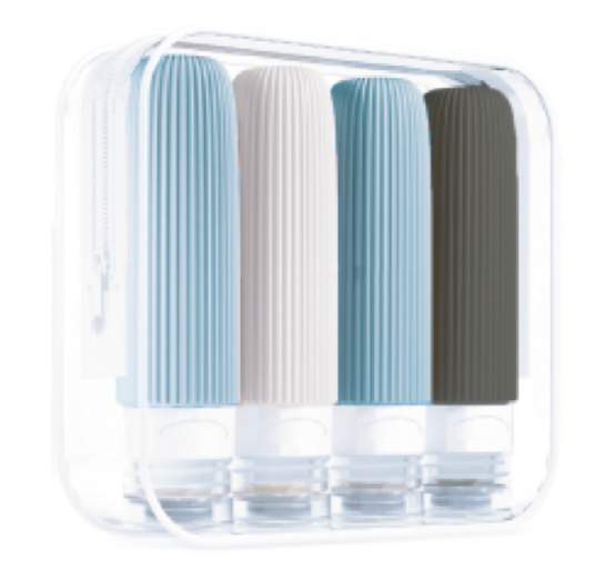 Kit de voyage 4 flacons - Bleu