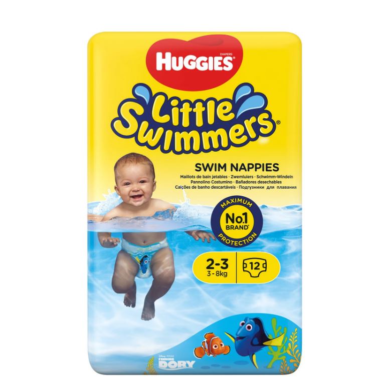 12 couches little swimmers taille 2/3