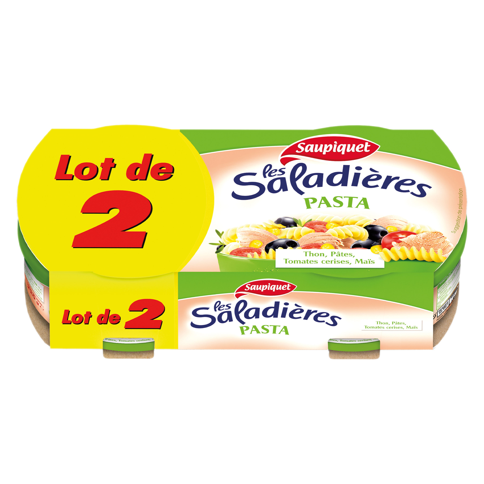 LOT DE 2 BOITES DE THON SALADIERE PASTA