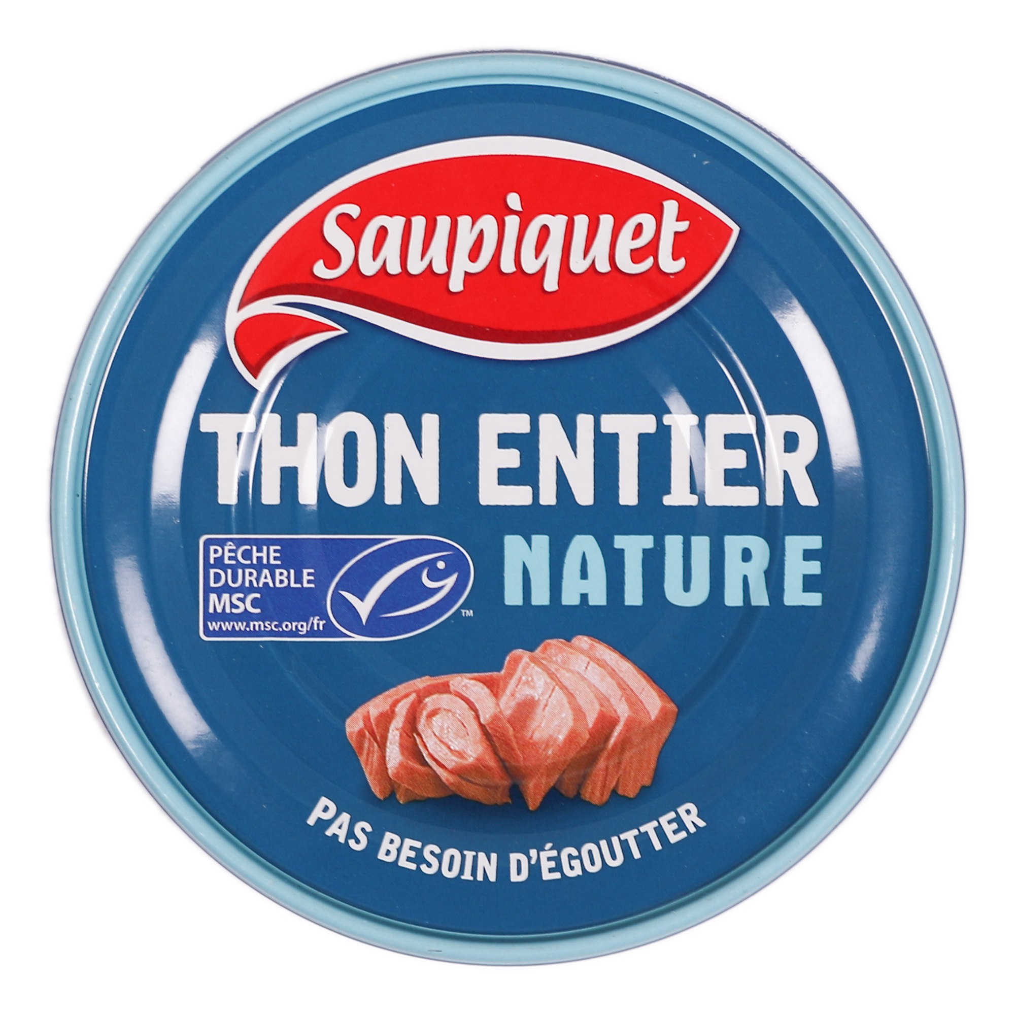 Lot de 4 boîtes de thon entier nature